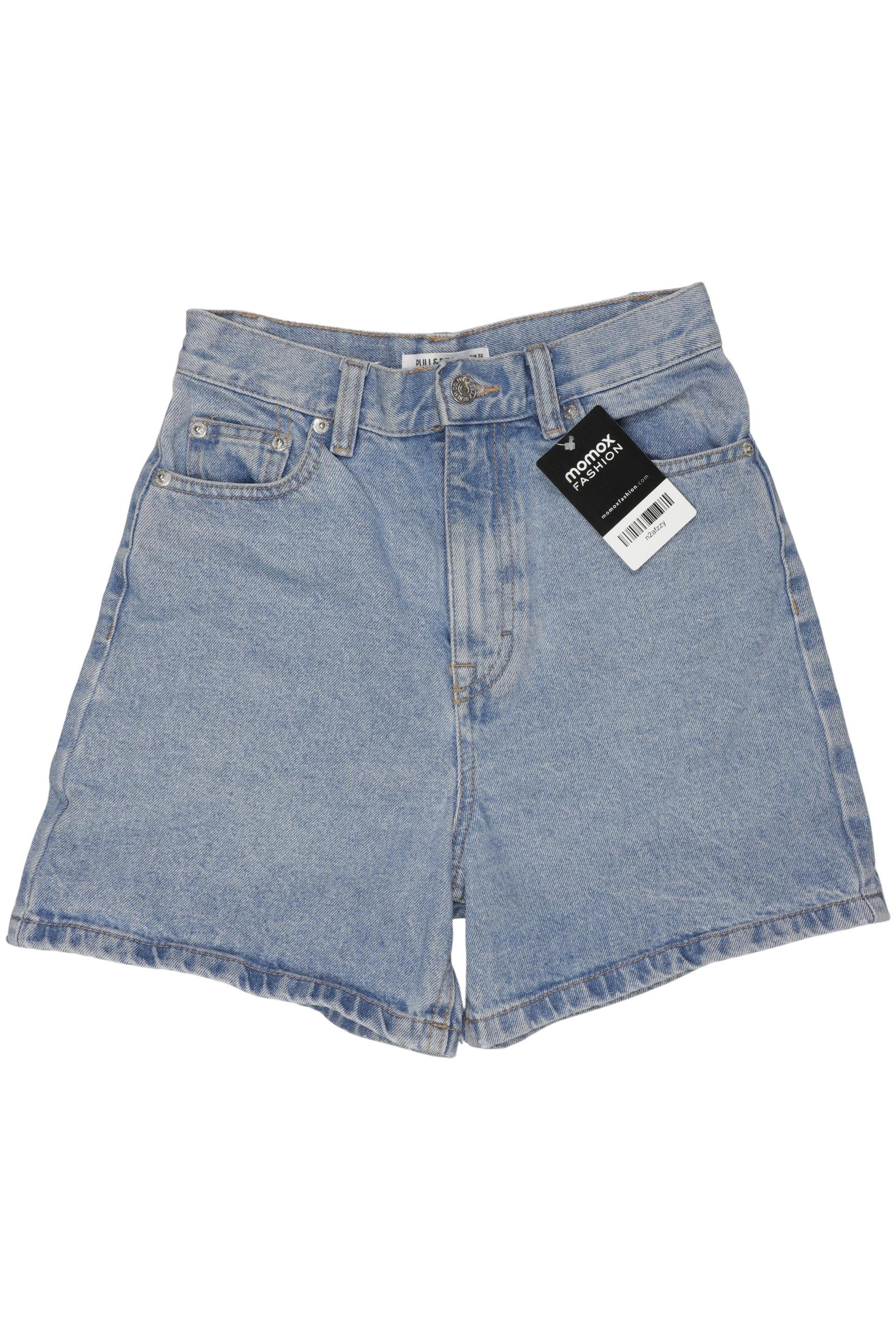

Pull & Bear Damen Shorts, blau, Gr. 32