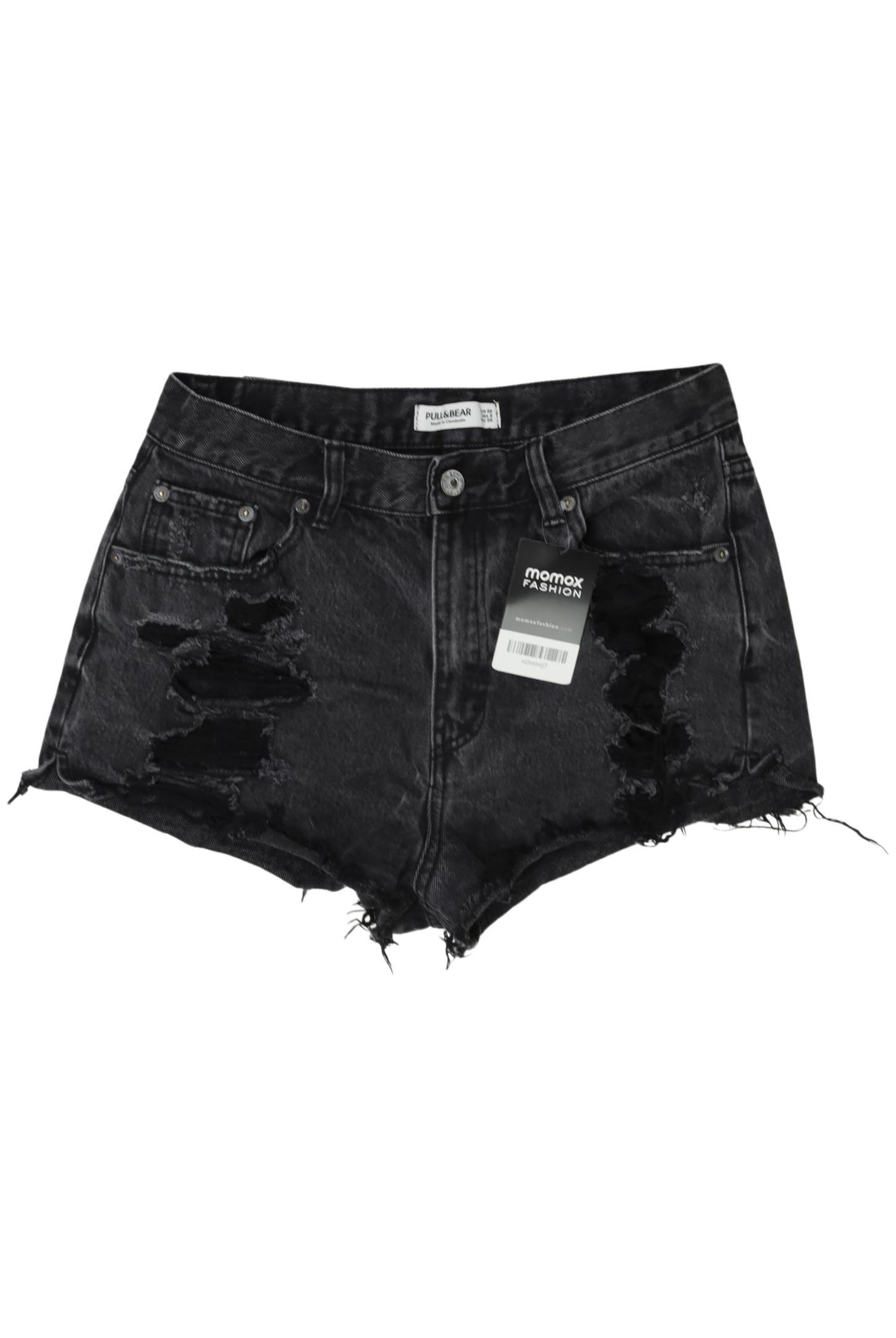 

Pull & Bear Damen Shorts, schwarz, Gr. 38