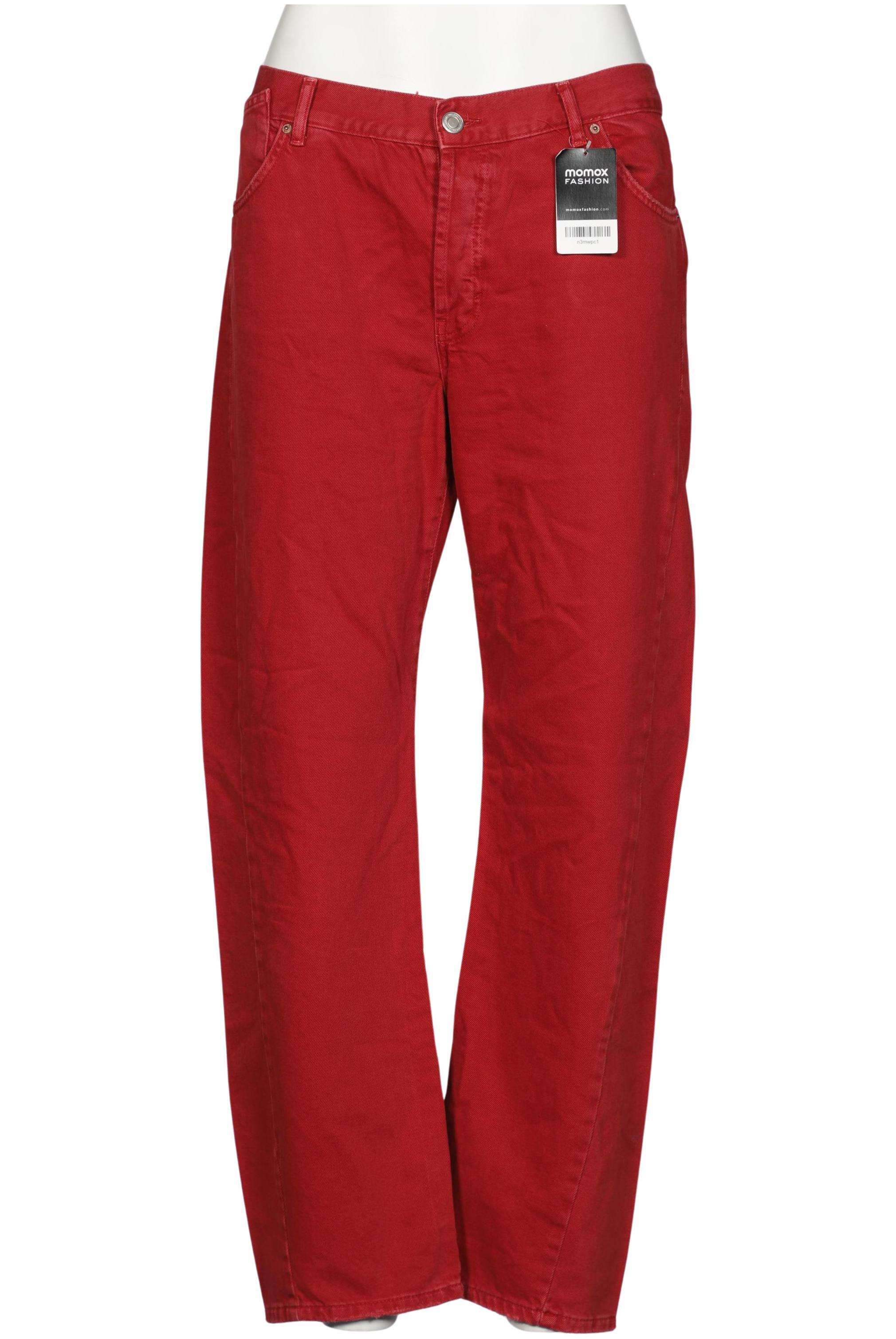 

Pull & Bear Damen Jeans, rot, Gr. 44