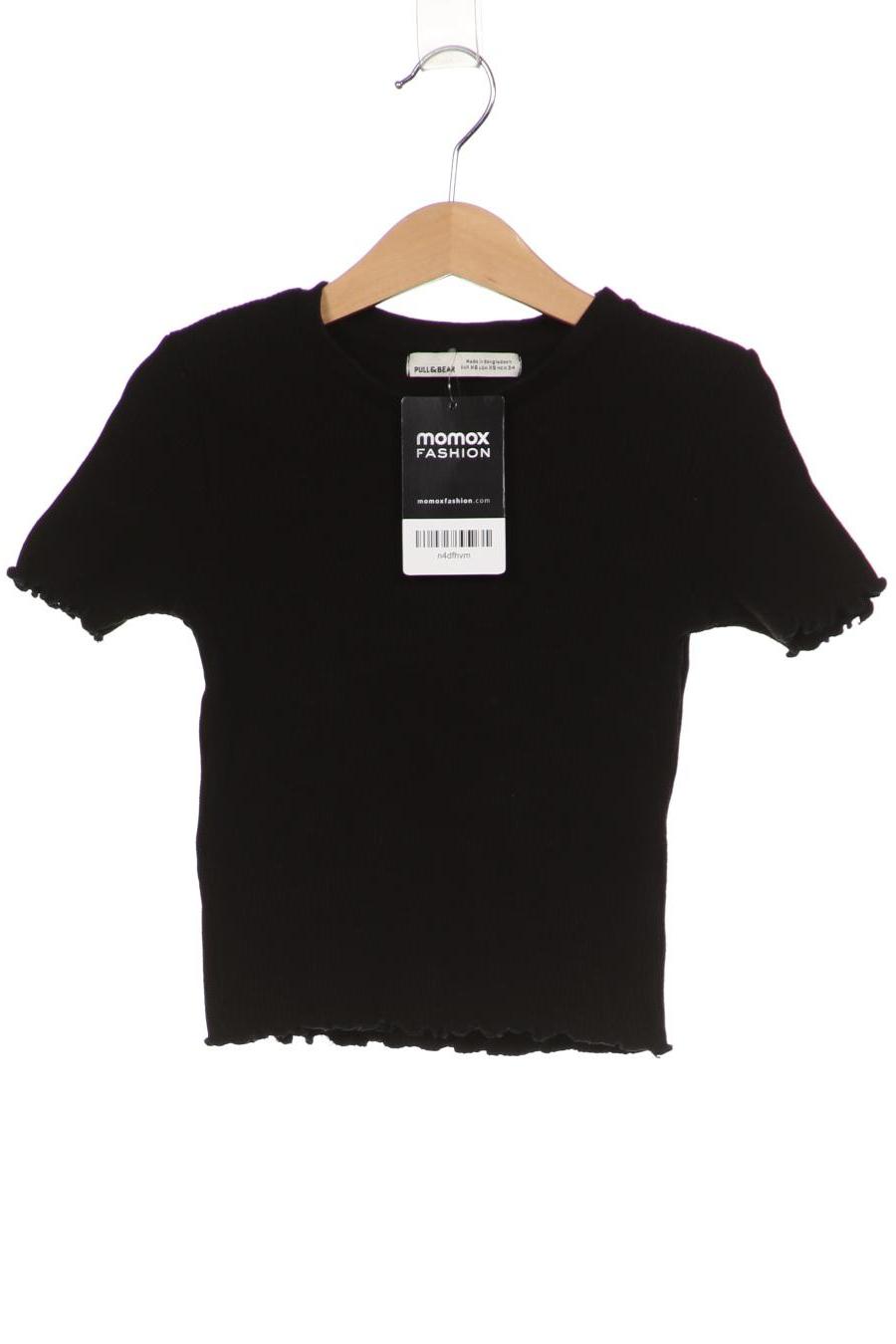 

Pull & Bear Damen T-Shirt, schwarz