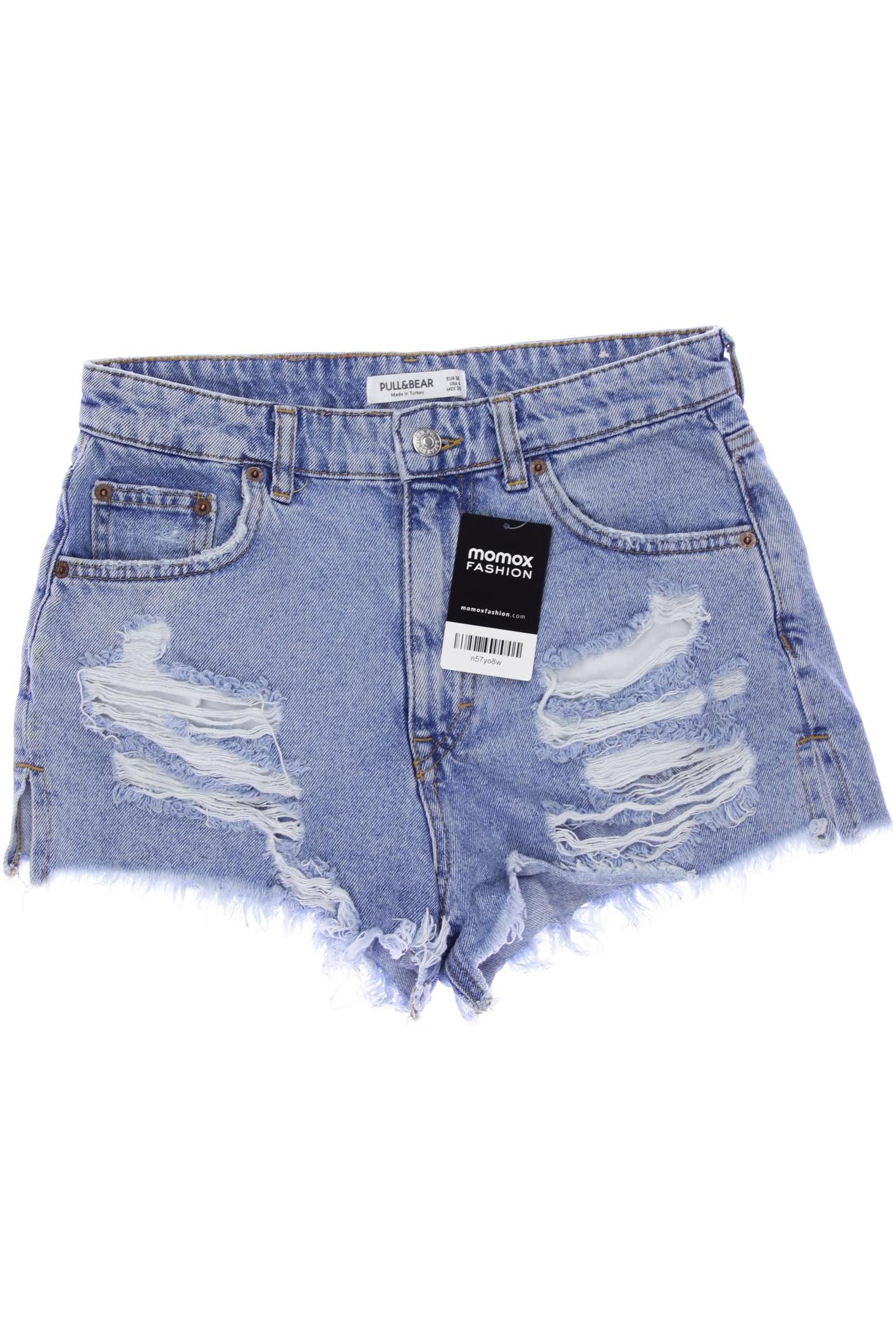 

Pull & Bear Damen Shorts, blau, Gr. 36