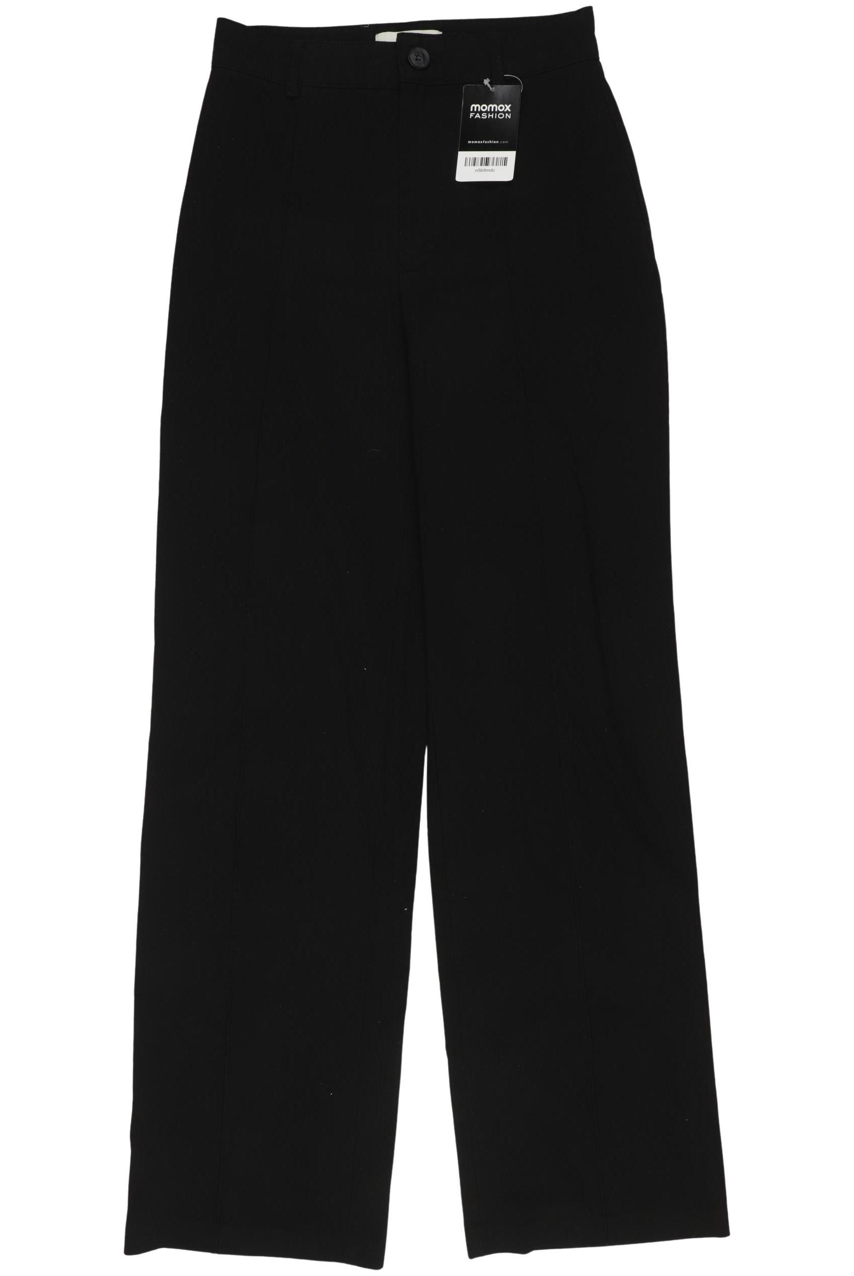 

Pull & Bear Damen Stoffhose, schwarz, Gr. 0
