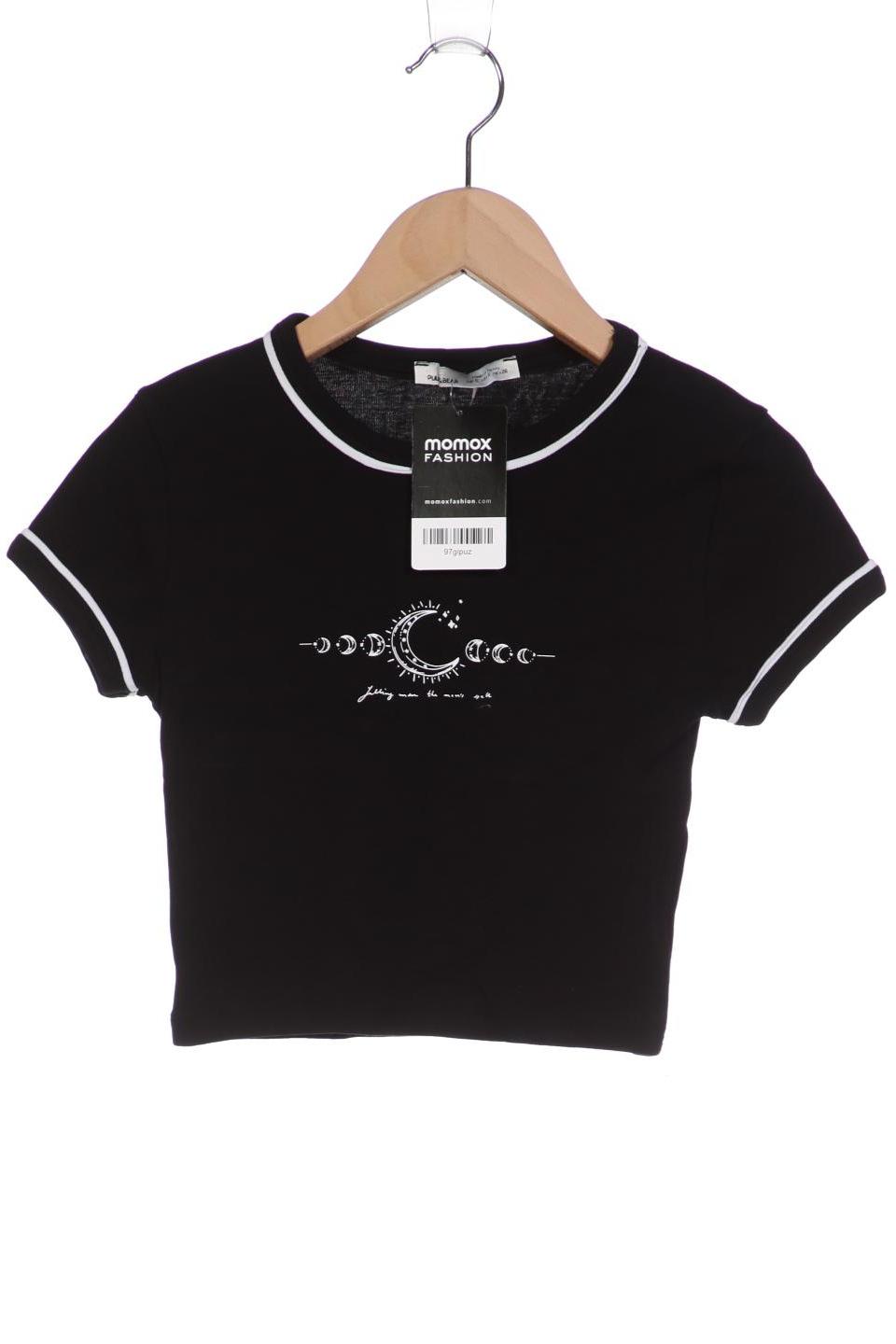 

Pull & Bear Damen T-Shirt, schwarz