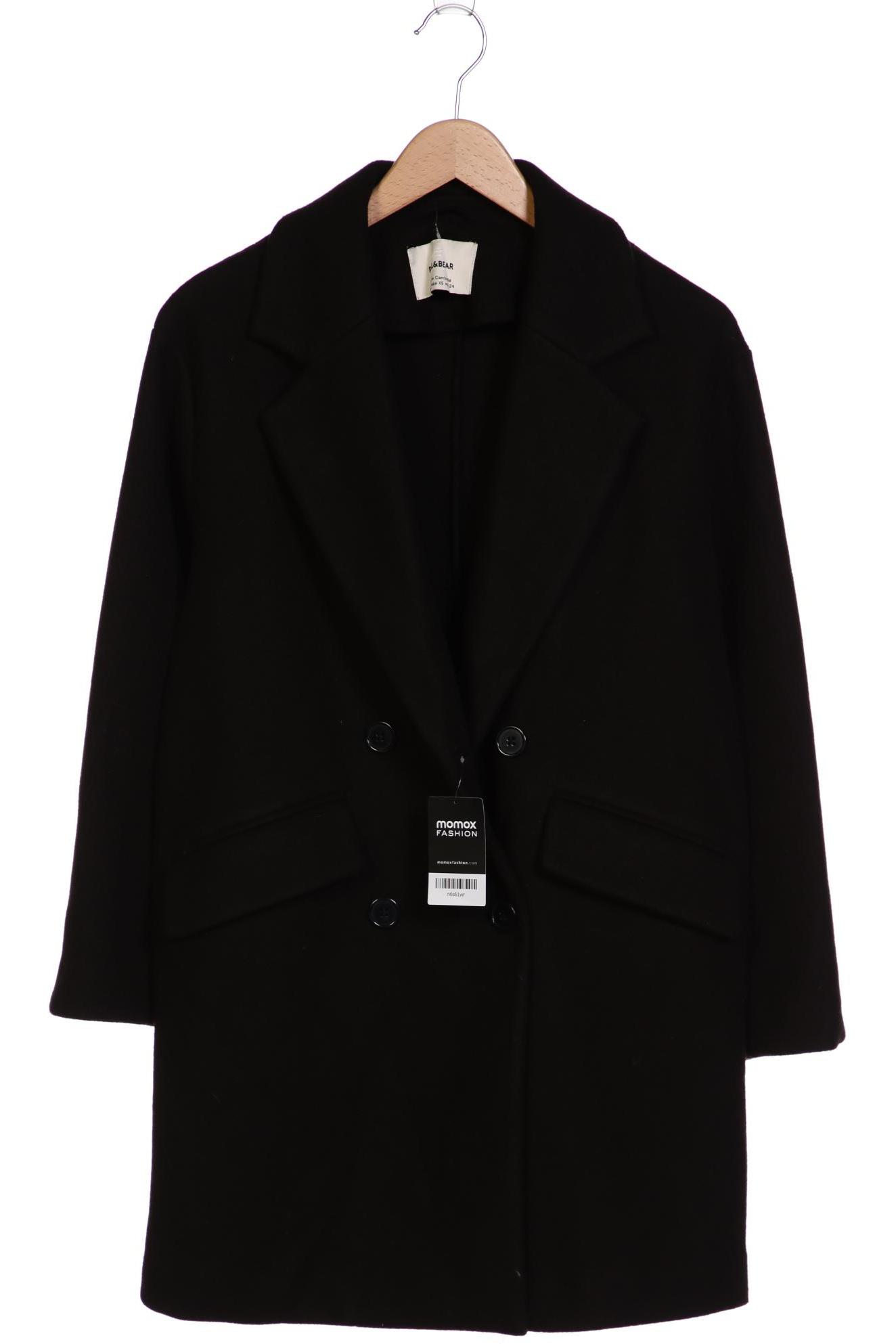 

Pull & Bear Damen Mantel, schwarz, Gr. 34