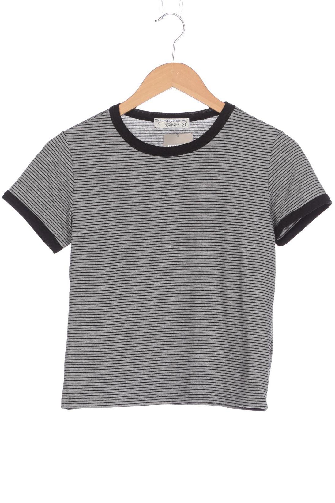 

Pull & Bear Damen T-Shirt, grau, Gr. 36