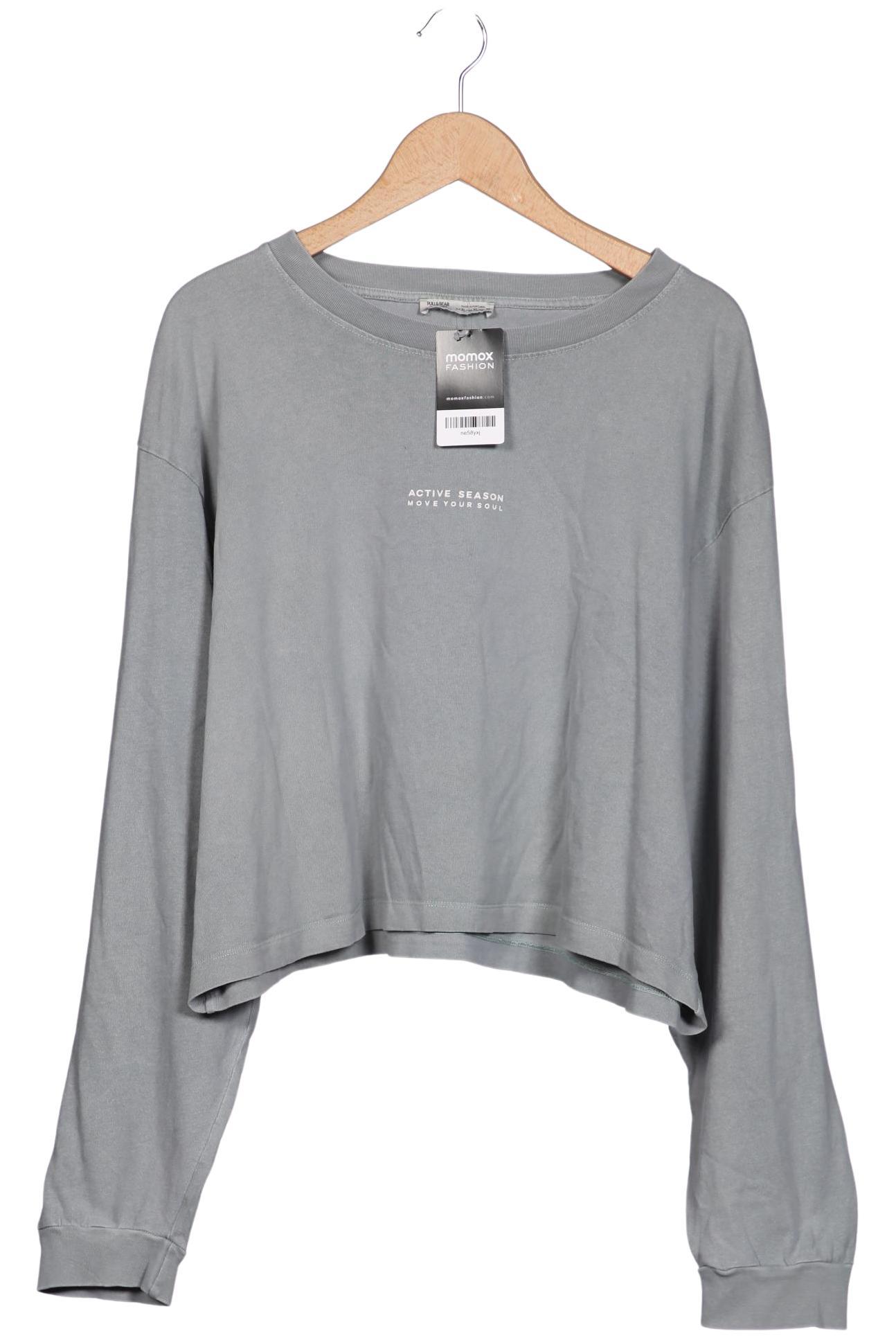 

Pull & Bear Damen Langarmshirt, grau, Gr. 44