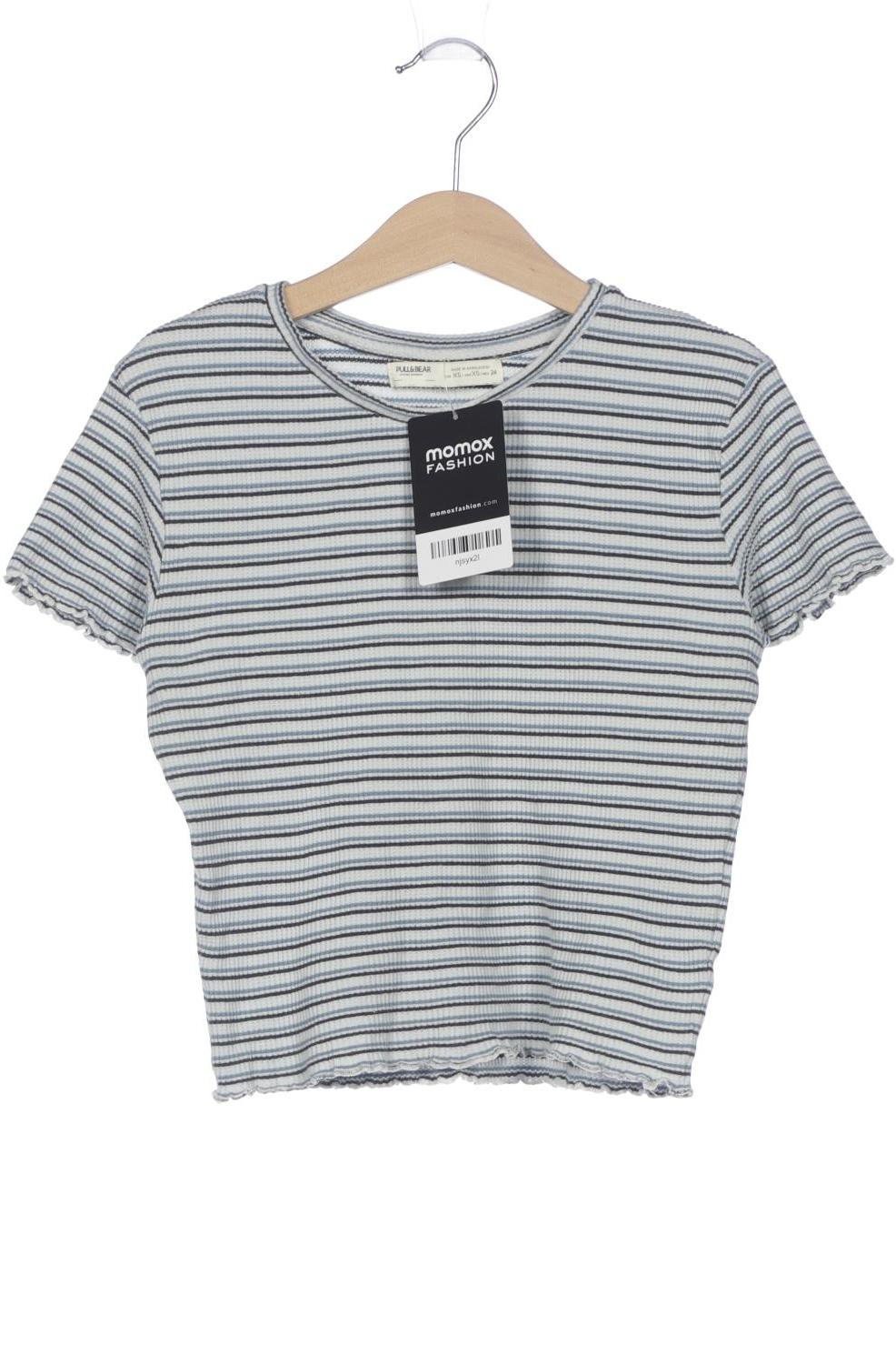 

Pull & Bear Damen T-Shirt, hellblau, Gr. 34