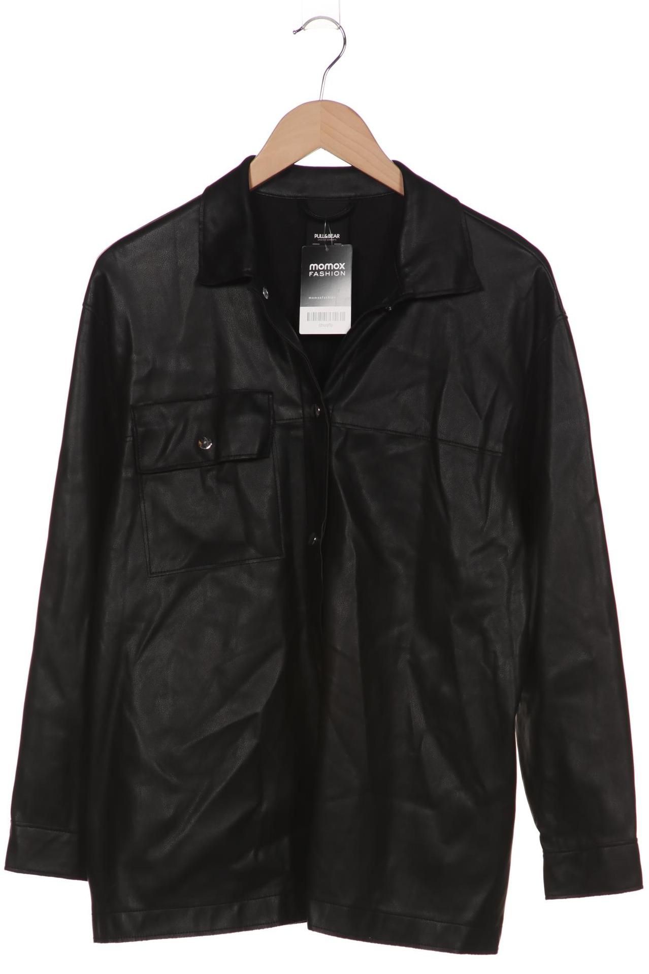 

Pull & Bear Damen Jacke, schwarz, Gr. 36