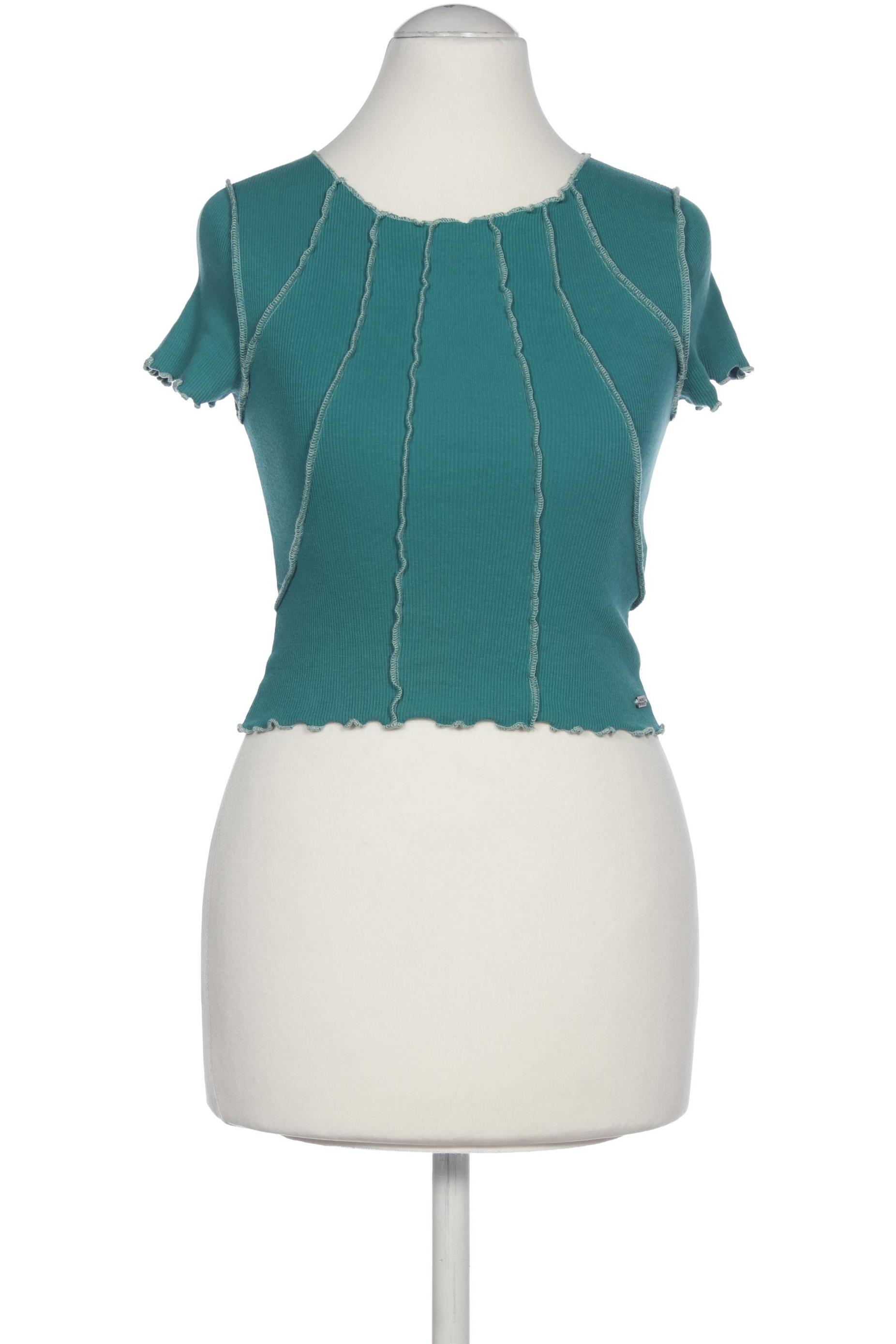 

Pull & Bear Damen T-Shirt, türkis, Gr. 34