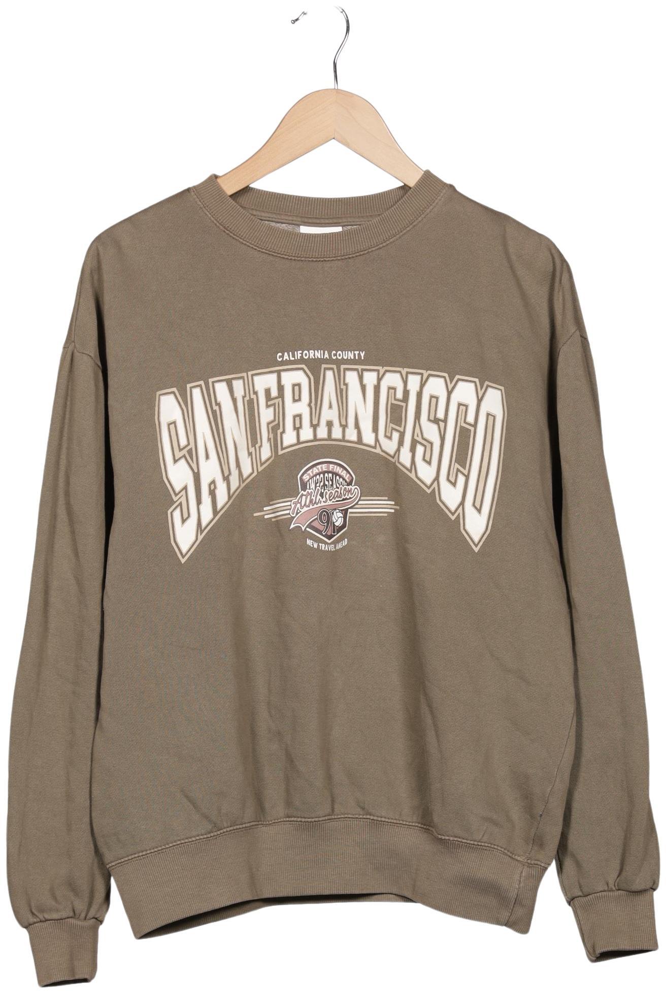 

Pull & Bear Damen Sweatshirt, grün, Gr. 34