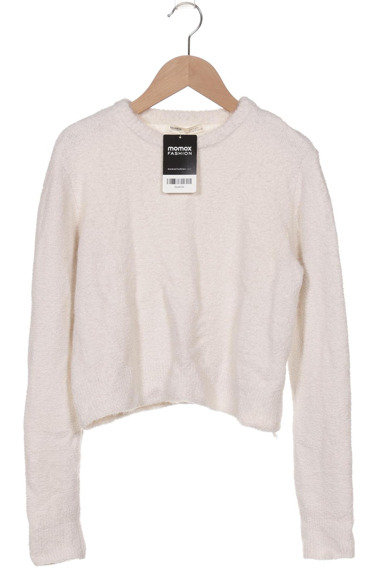 

Pull & Bear Damen Pullover, cremeweiß, Gr. 36
