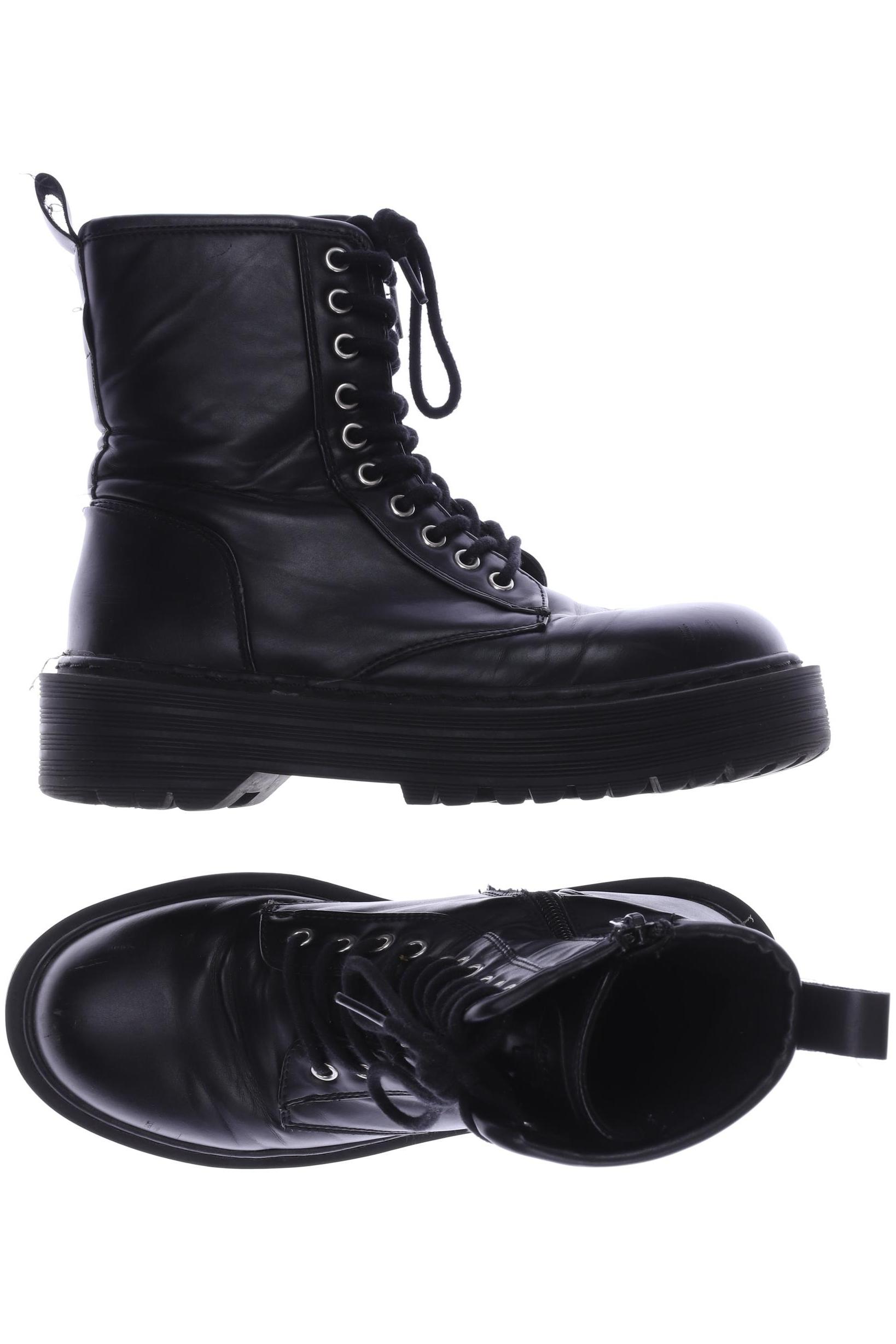 

Pull & Bear Damen Stiefelette, schwarz