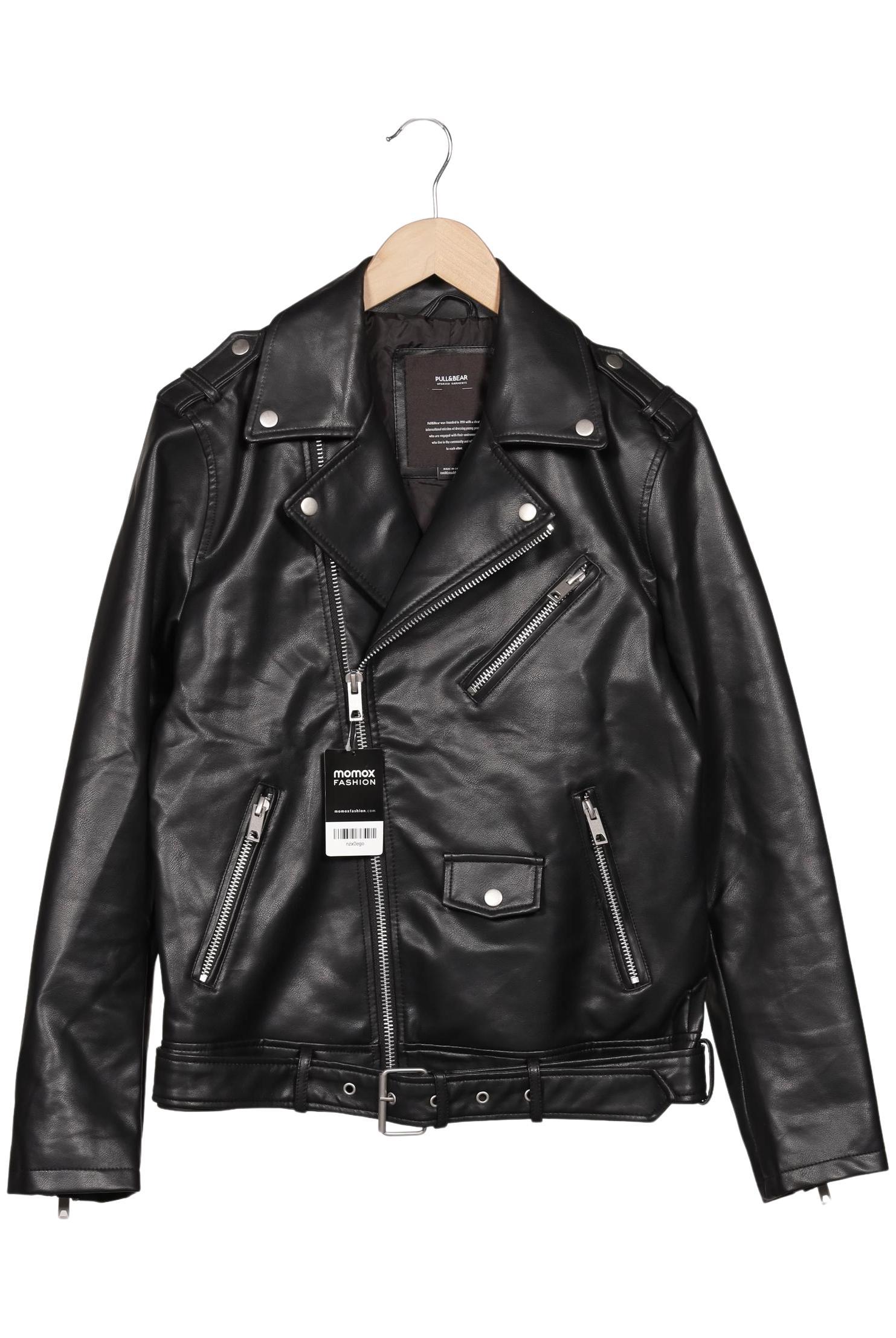 

Pull & Bear Damen Jacke, schwarz, Gr. 38