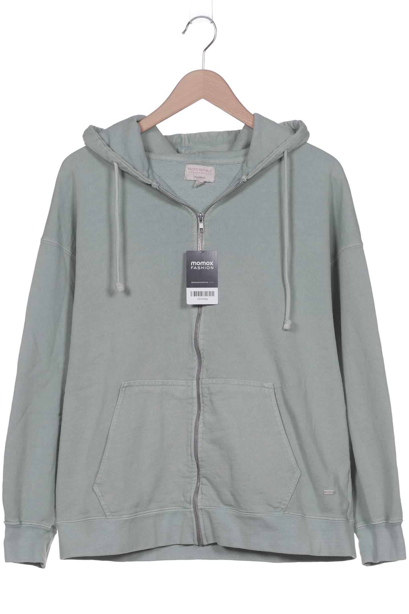 

Pull & Bear Damen Kapuzenpullover, türkis, Gr. 38