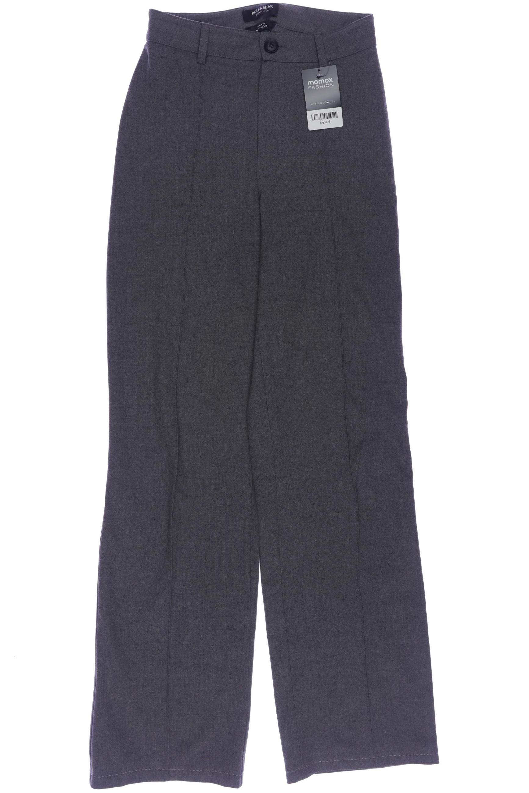 

Pull & Bear Damen Stoffhose, grau, Gr. 0
