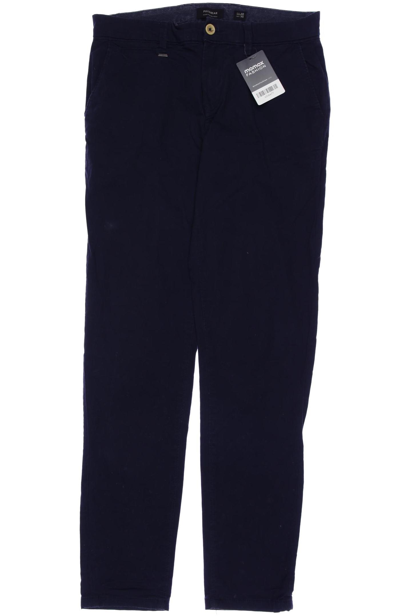 

Pull & Bear Damen Stoffhose, marineblau, Gr. 38