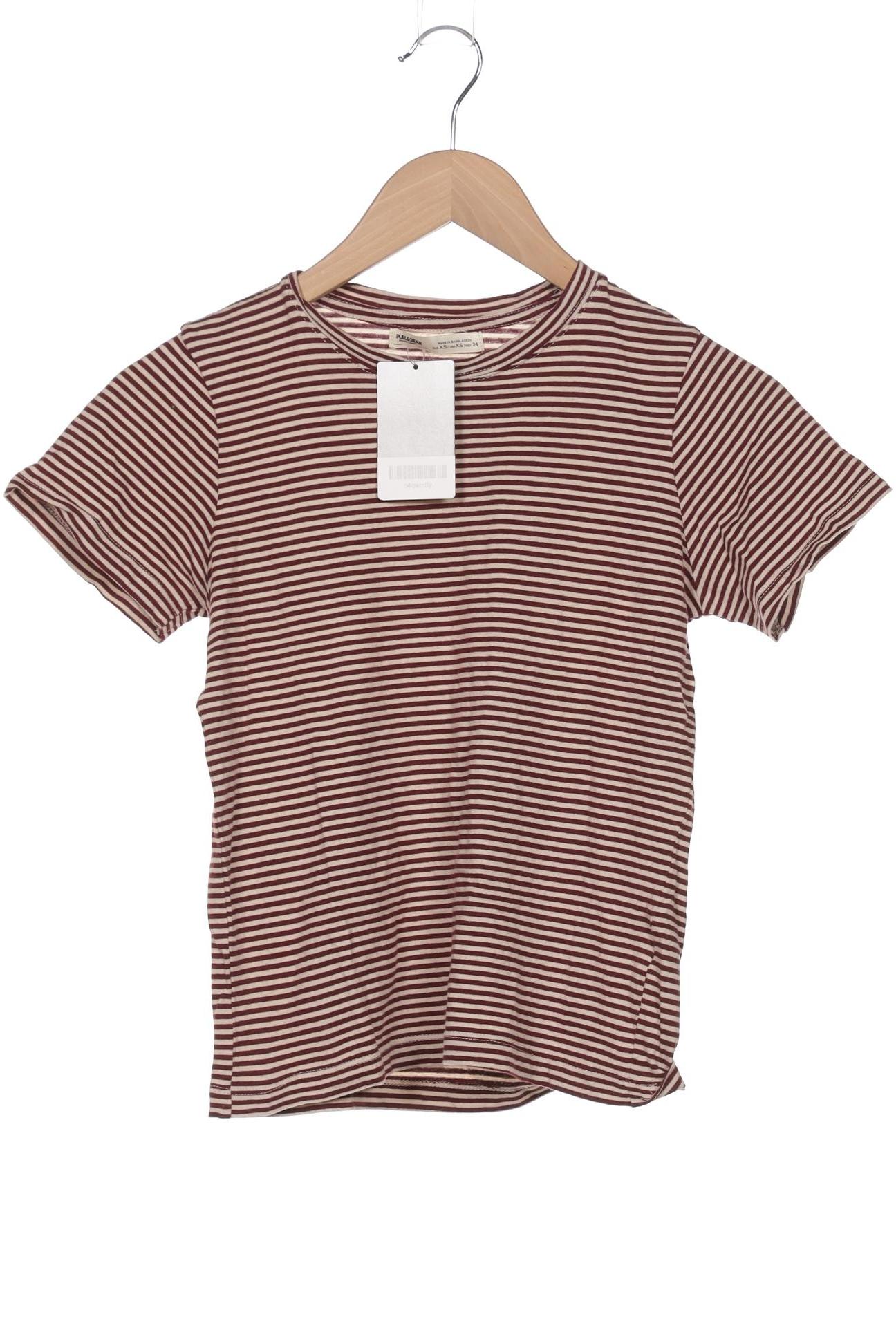 

Pull & Bear Damen T-Shirt, bordeaux, Gr. 34