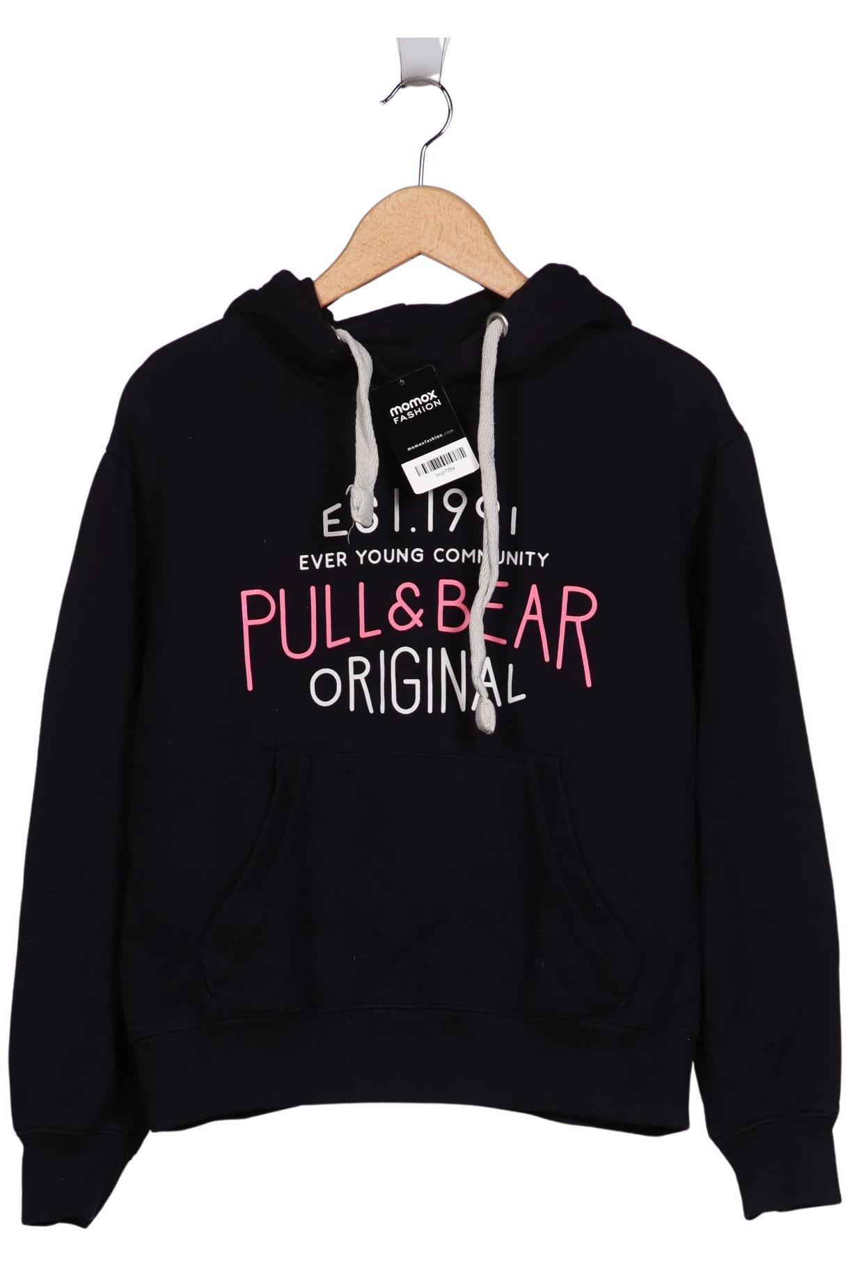 

Pull & Bear Damen Kapuzenpullover, marineblau, Gr. 36