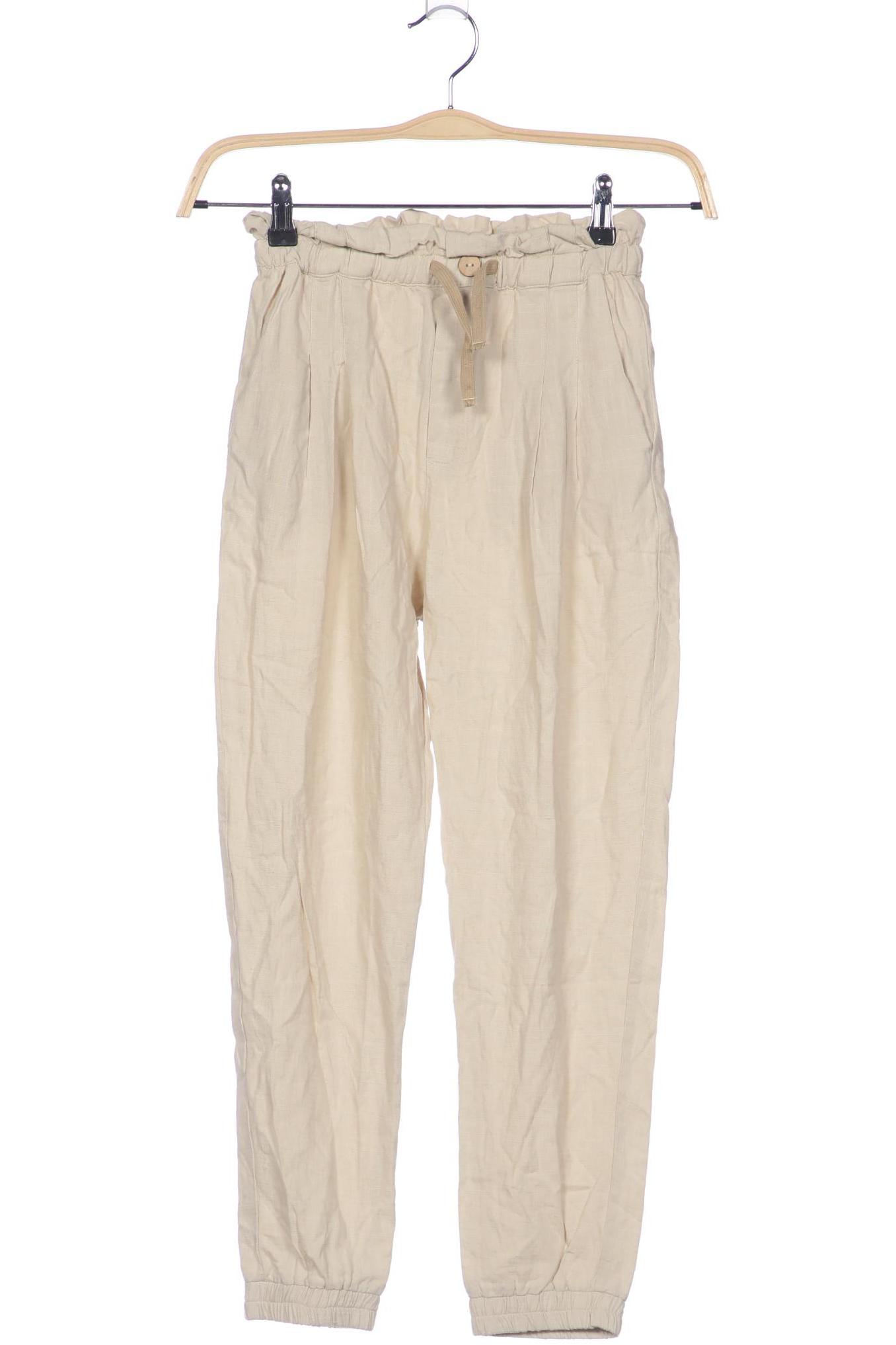 

Pull & Bear Damen Stoffhose, beige, Gr. 0