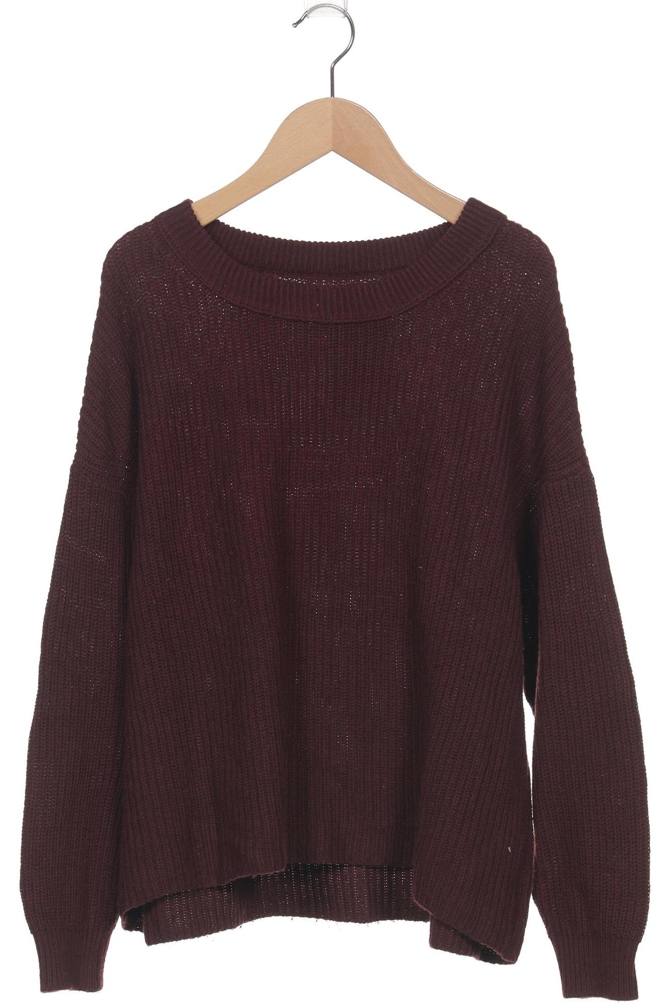 

Pull & Bear Damen Pullover, bordeaux, Gr. 38