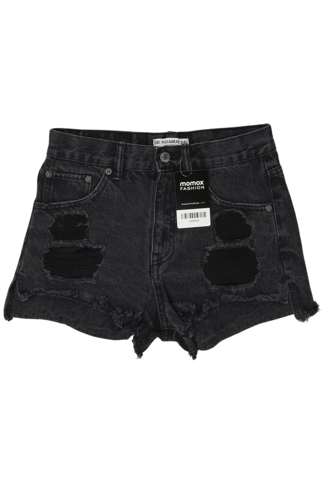 

Pull & Bear Damen Shorts, schwarz, Gr. 34