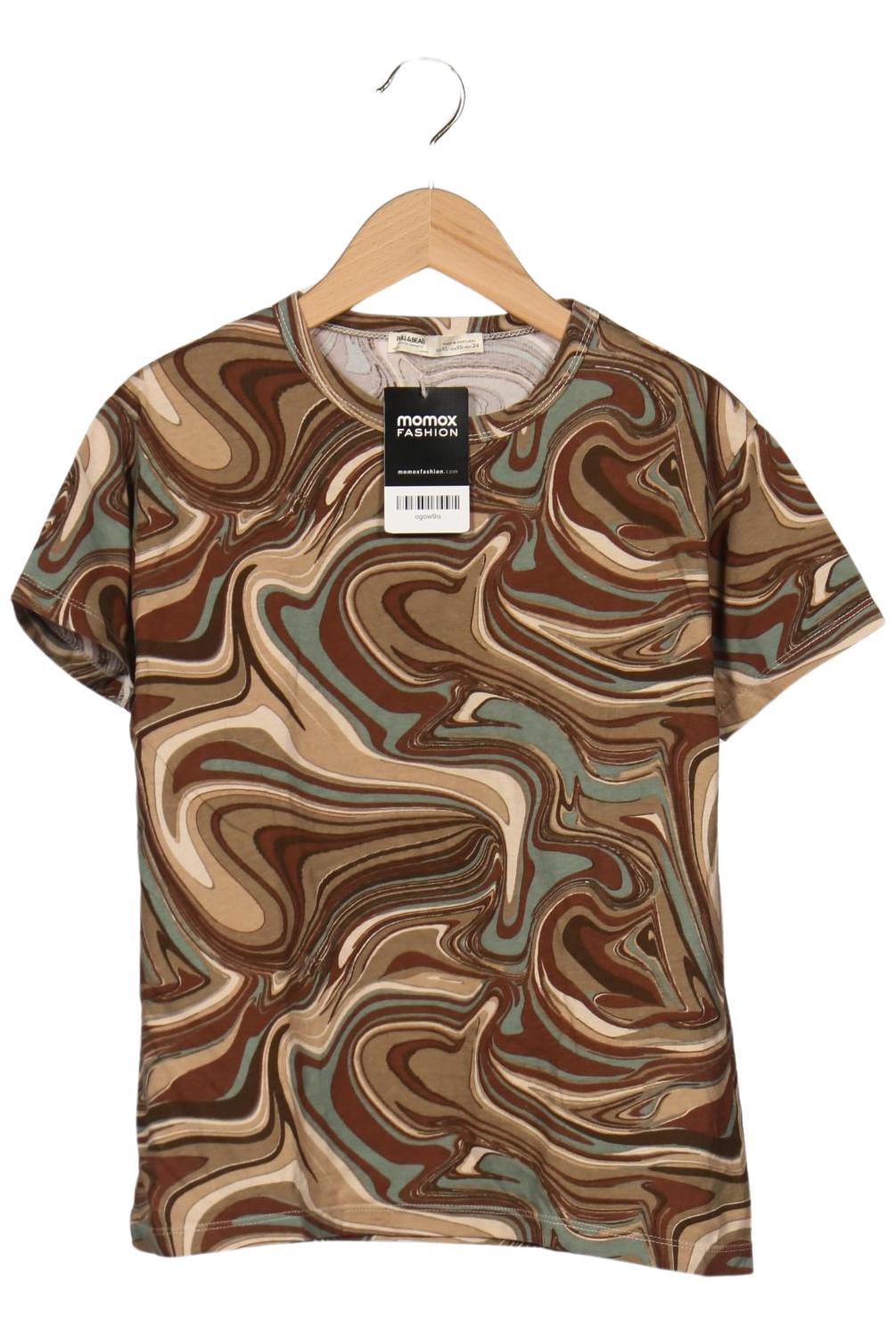 

Pull & Bear Damen T-Shirt, braun, Gr. 34