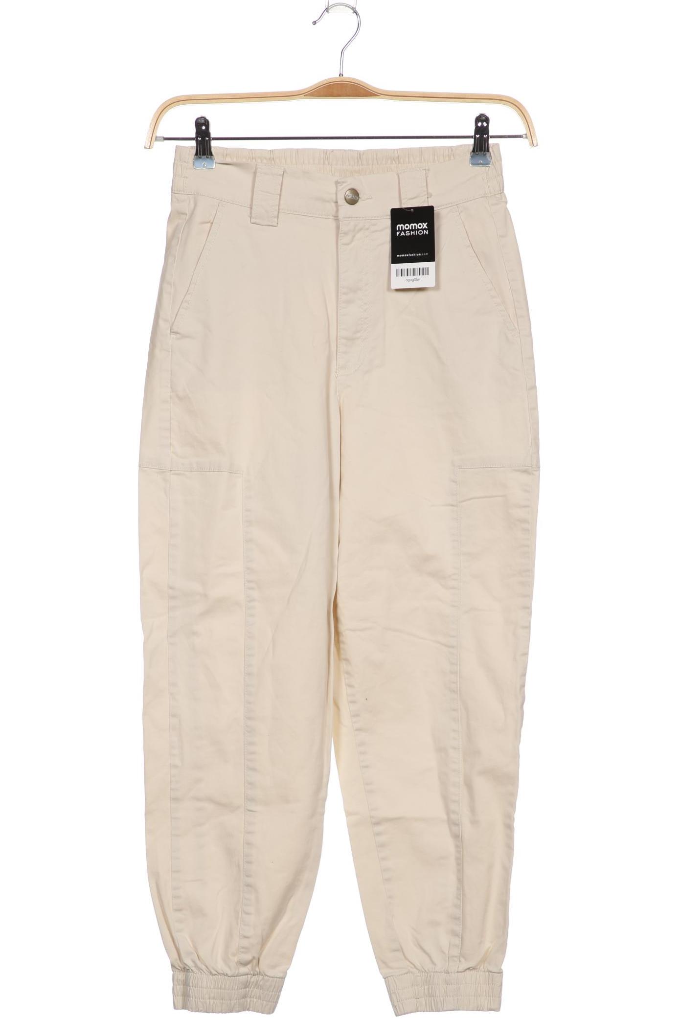 

Pull & Bear Damen Stoffhose, cremeweiß, Gr. 27