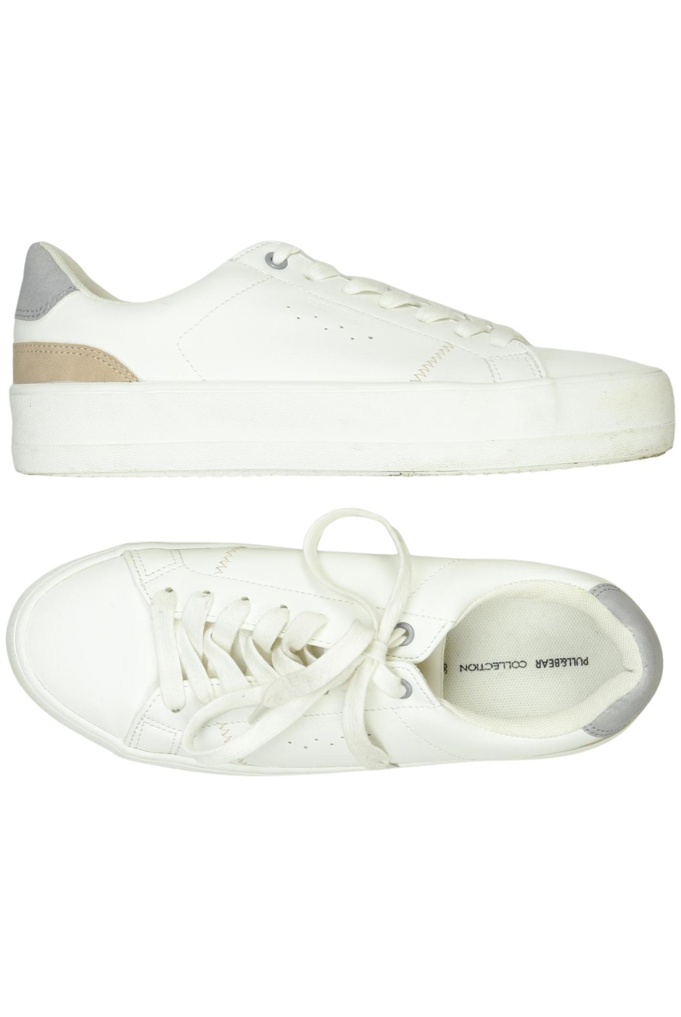 

Pull & Bear Damen Sneakers, weiß, Gr. 38