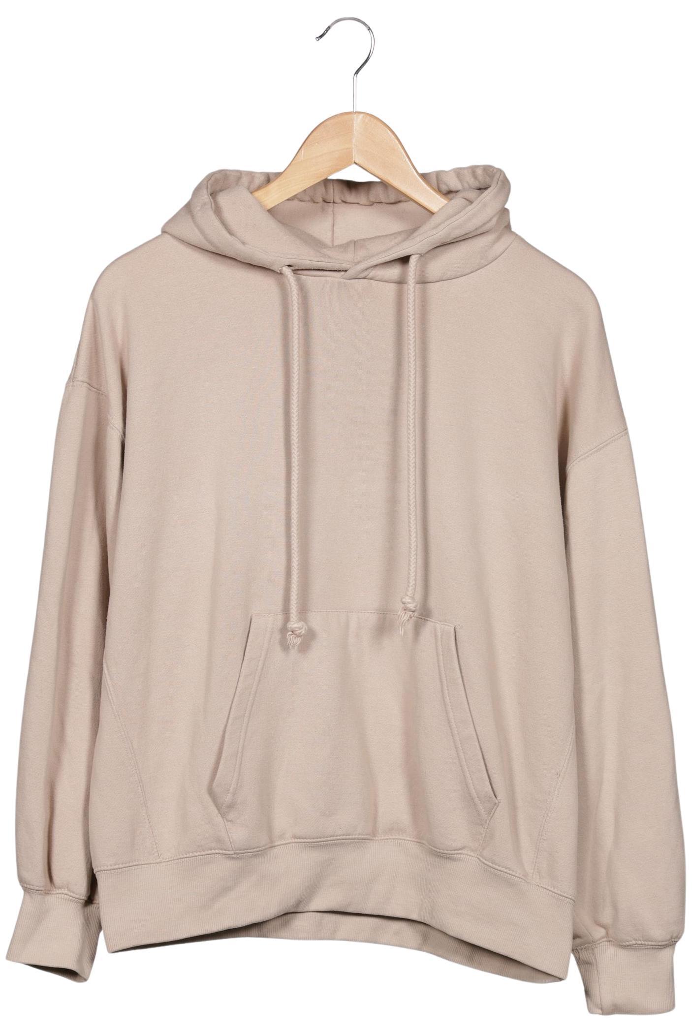 

Pull & Bear Damen Kapuzenpullover, beige, Gr. 36