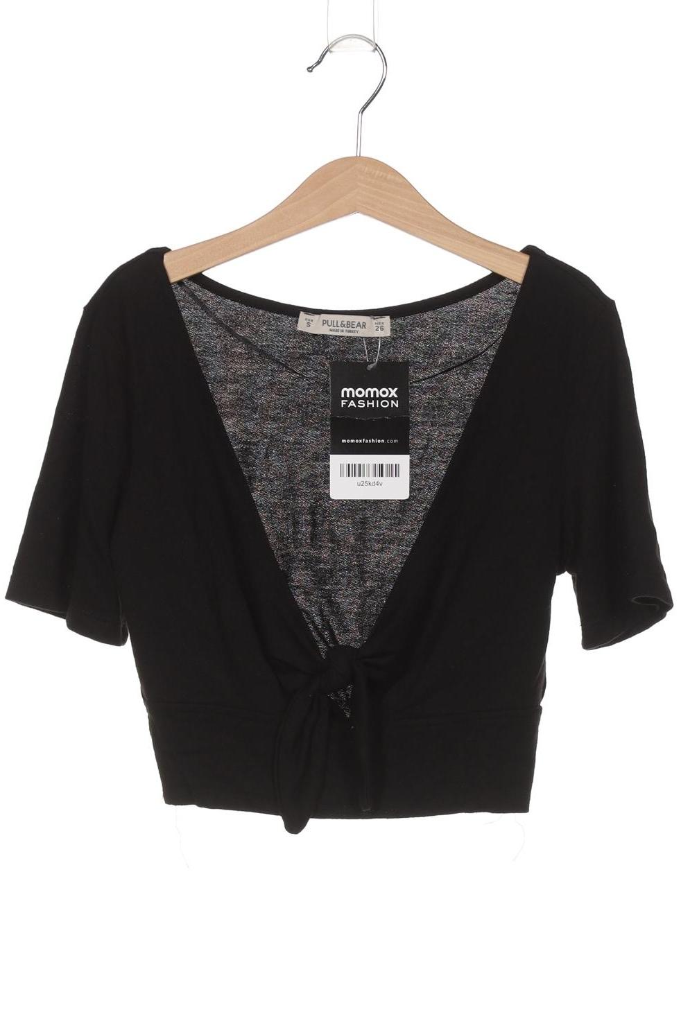 

Pull & Bear Damen T-Shirt, schwarz, Gr. 36