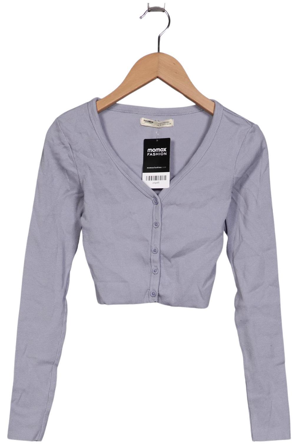 

Pull & Bear Damen Langarmshirt, hellblau, Gr. 36