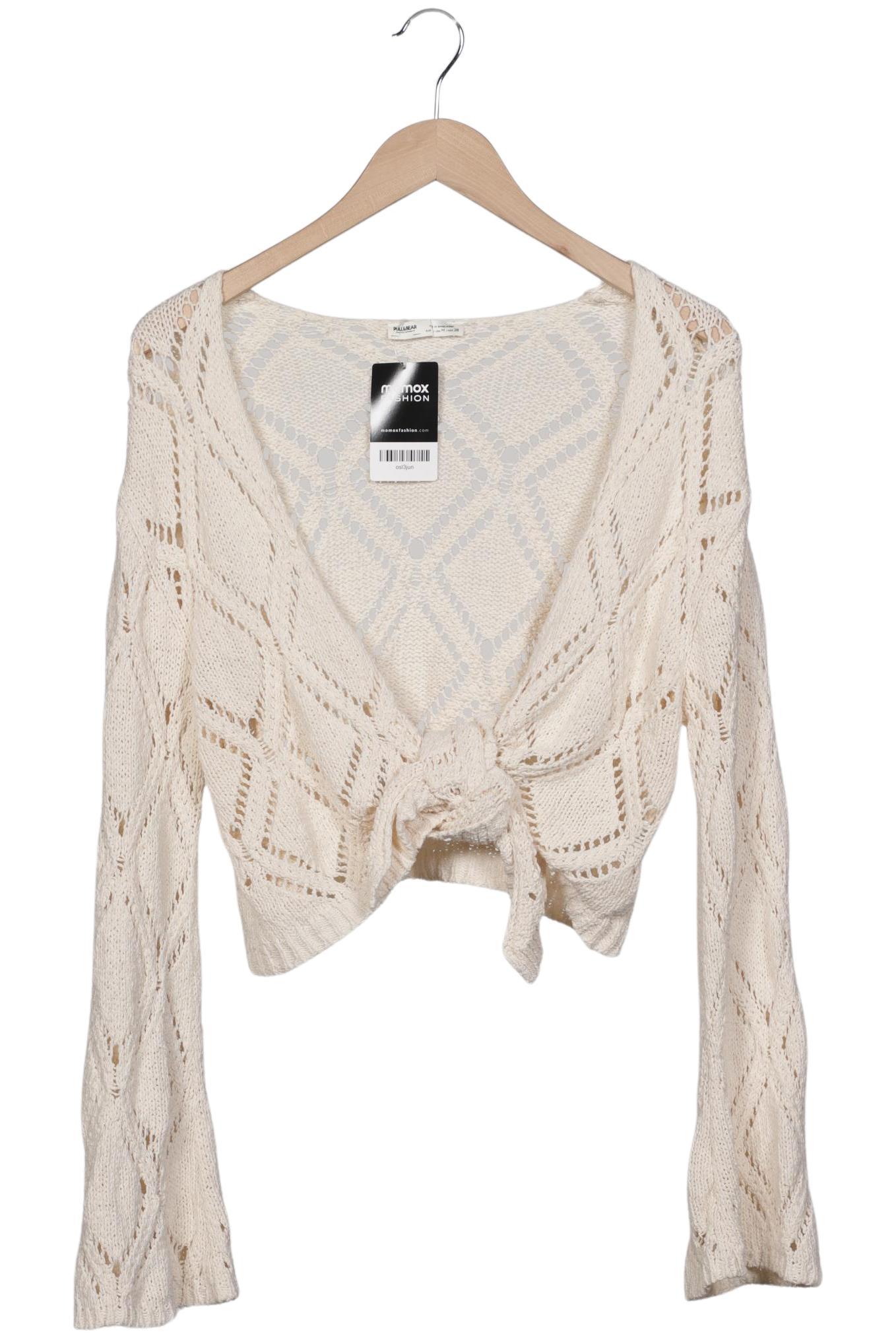 

Pull & Bear Damen Strickjacke, cremeweiß, Gr. 38