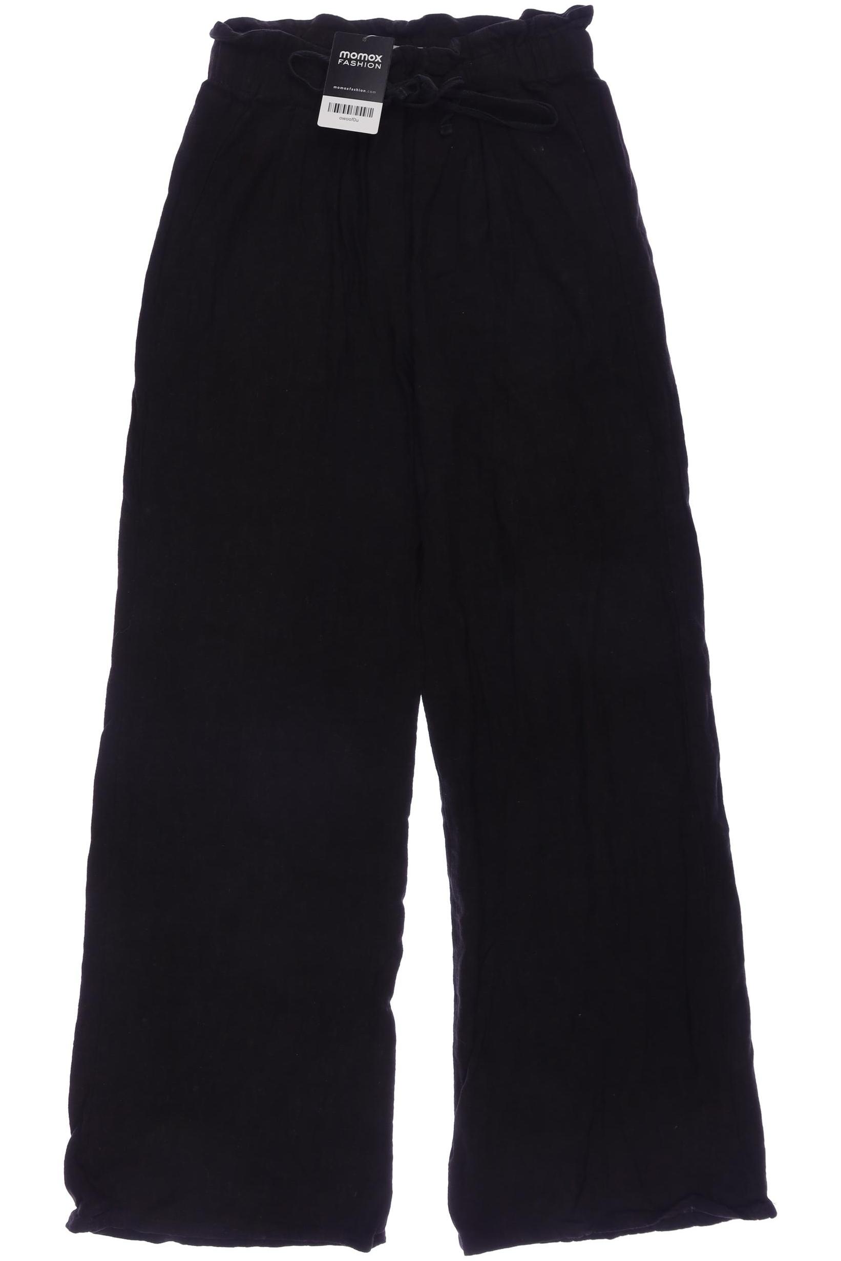 

Pull & Bear Damen Stoffhose, schwarz, Gr. 0