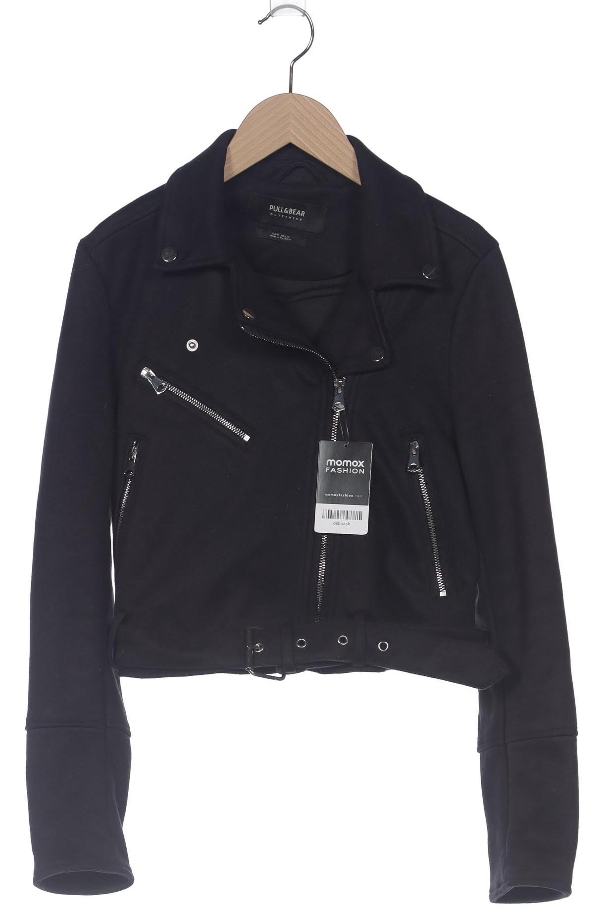 

Pull & Bear Damen Jacke, schwarz, Gr. 38