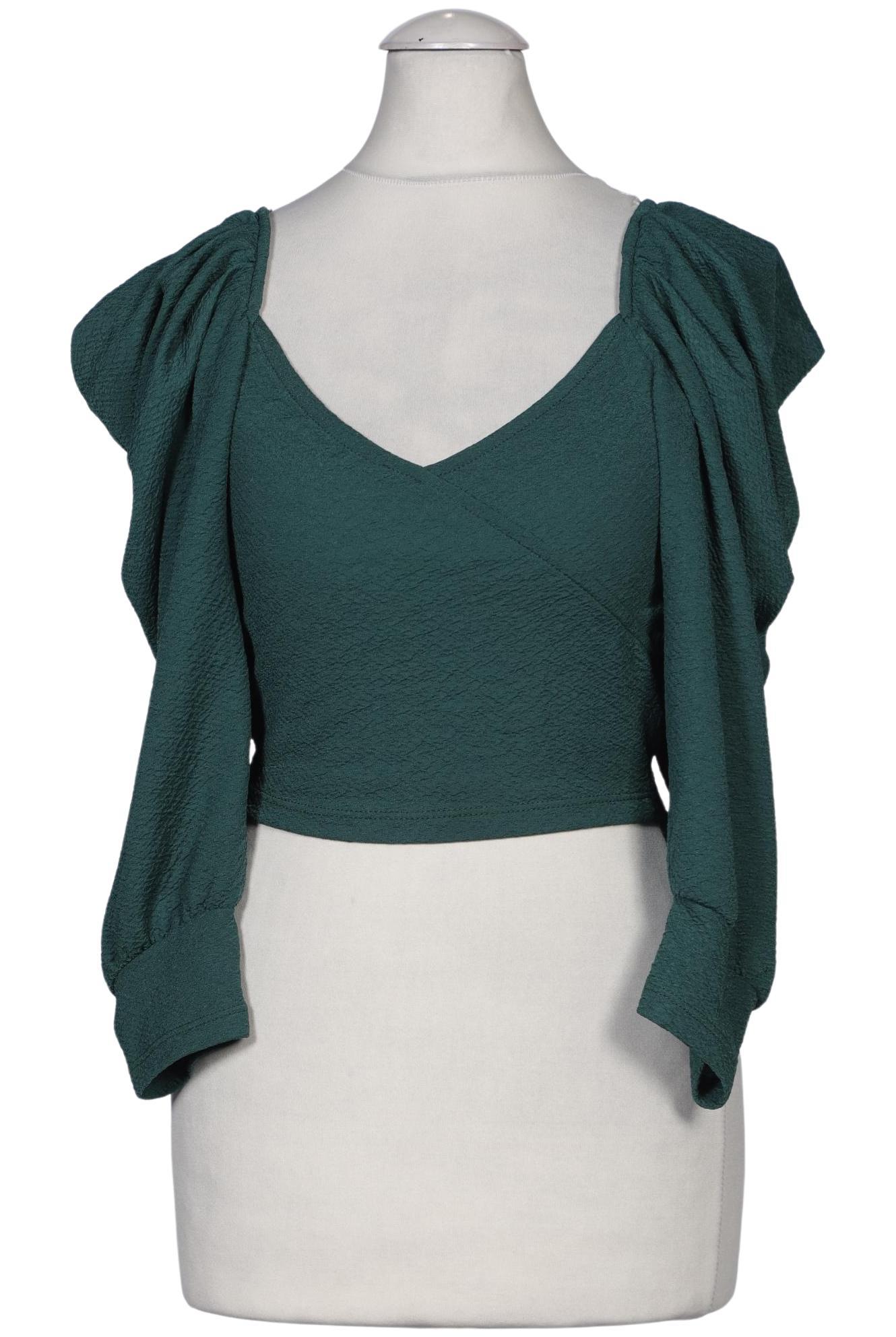 

Pull & Bear Damen Langarmshirt, grün, Gr. 34