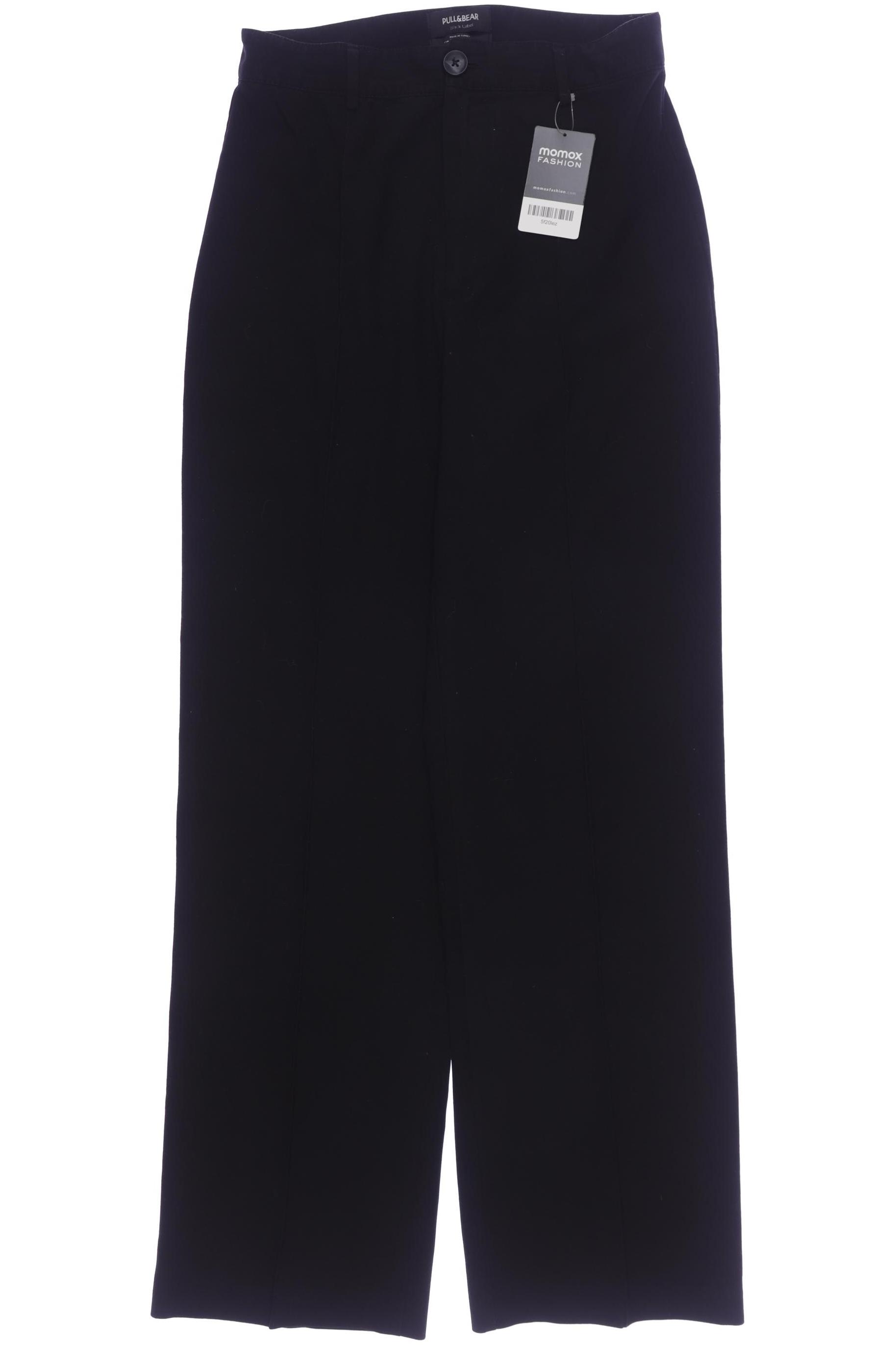 

Pull & Bear Damen Stoffhose, schwarz, Gr. 0