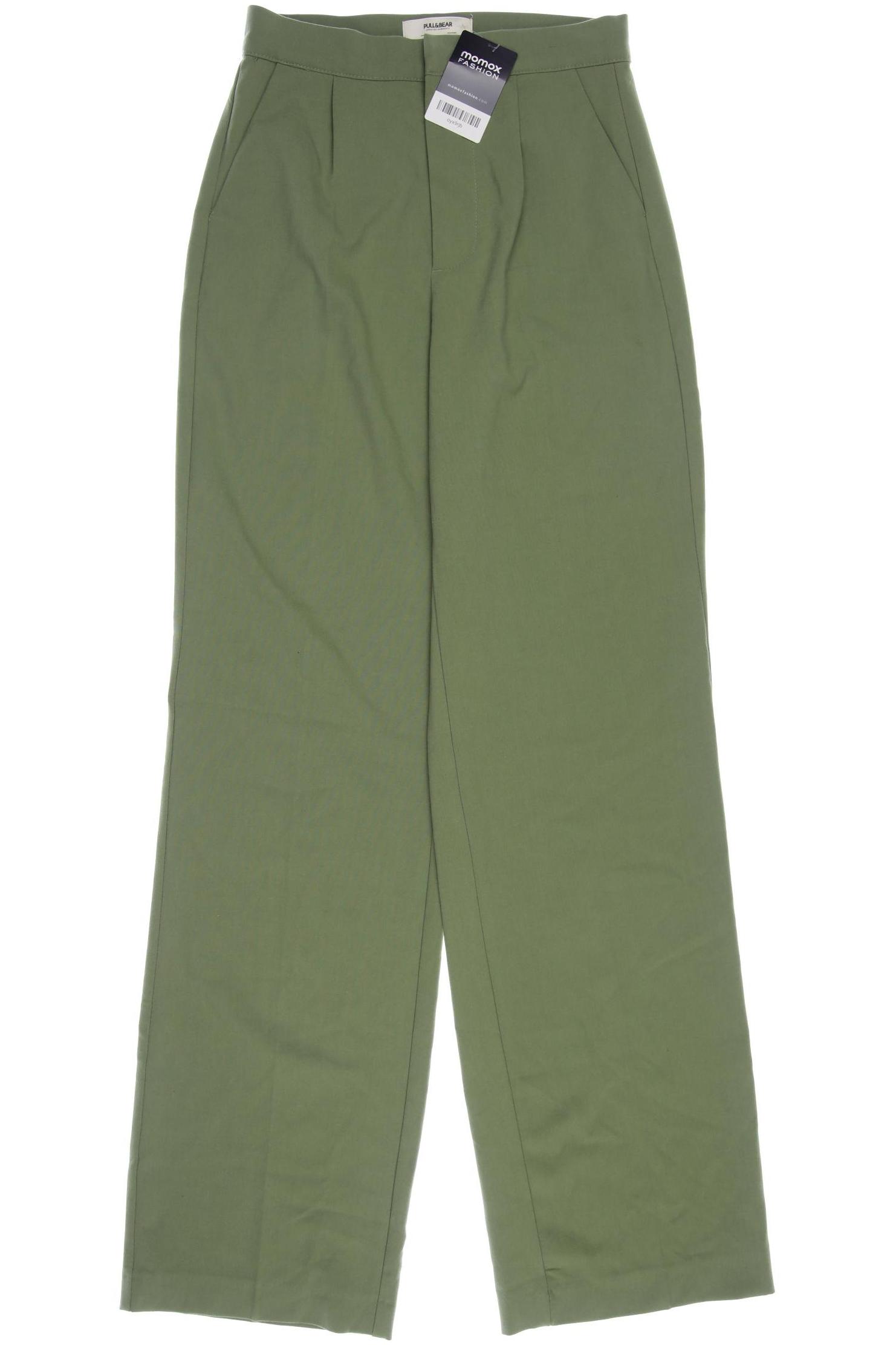 

Pull & Bear Damen Stoffhose, grün