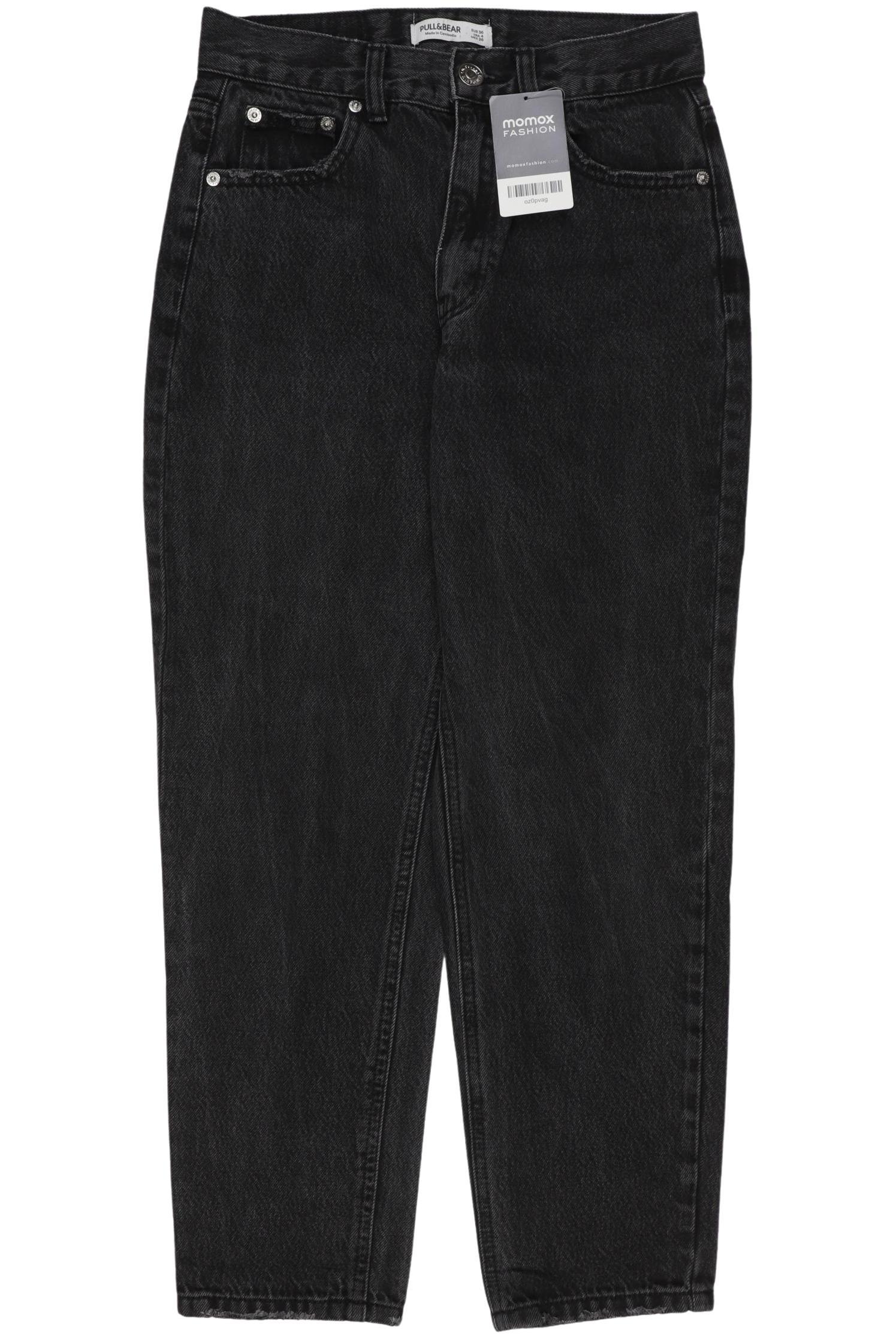 

Pull & Bear Damen Jeans, schwarz, Gr. 36