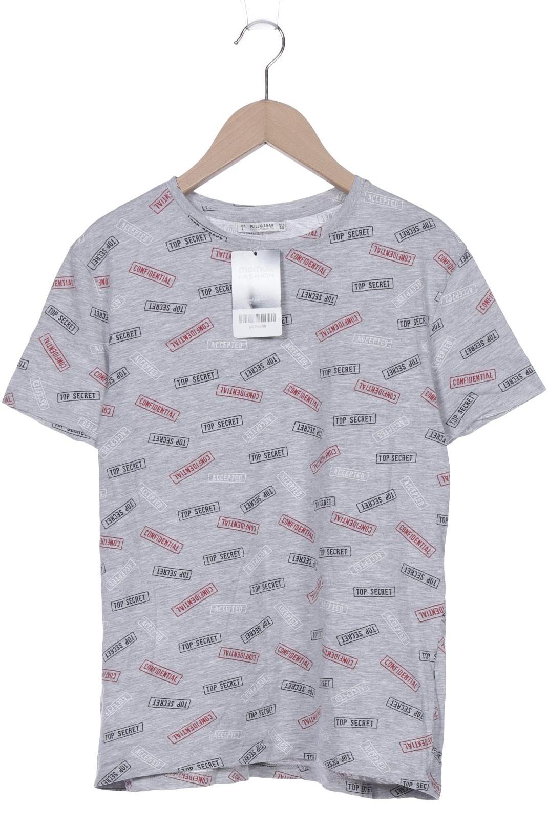 

Pull & Bear Damen T-Shirt, grau, Gr. 42