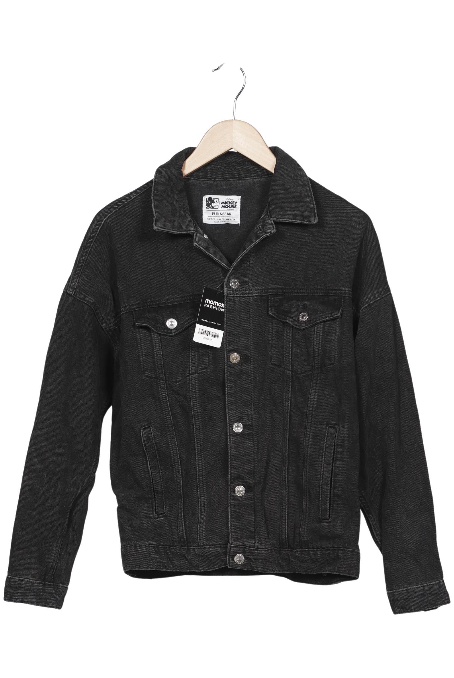 

Pull & Bear Damen Jacke, schwarz, Gr. 36