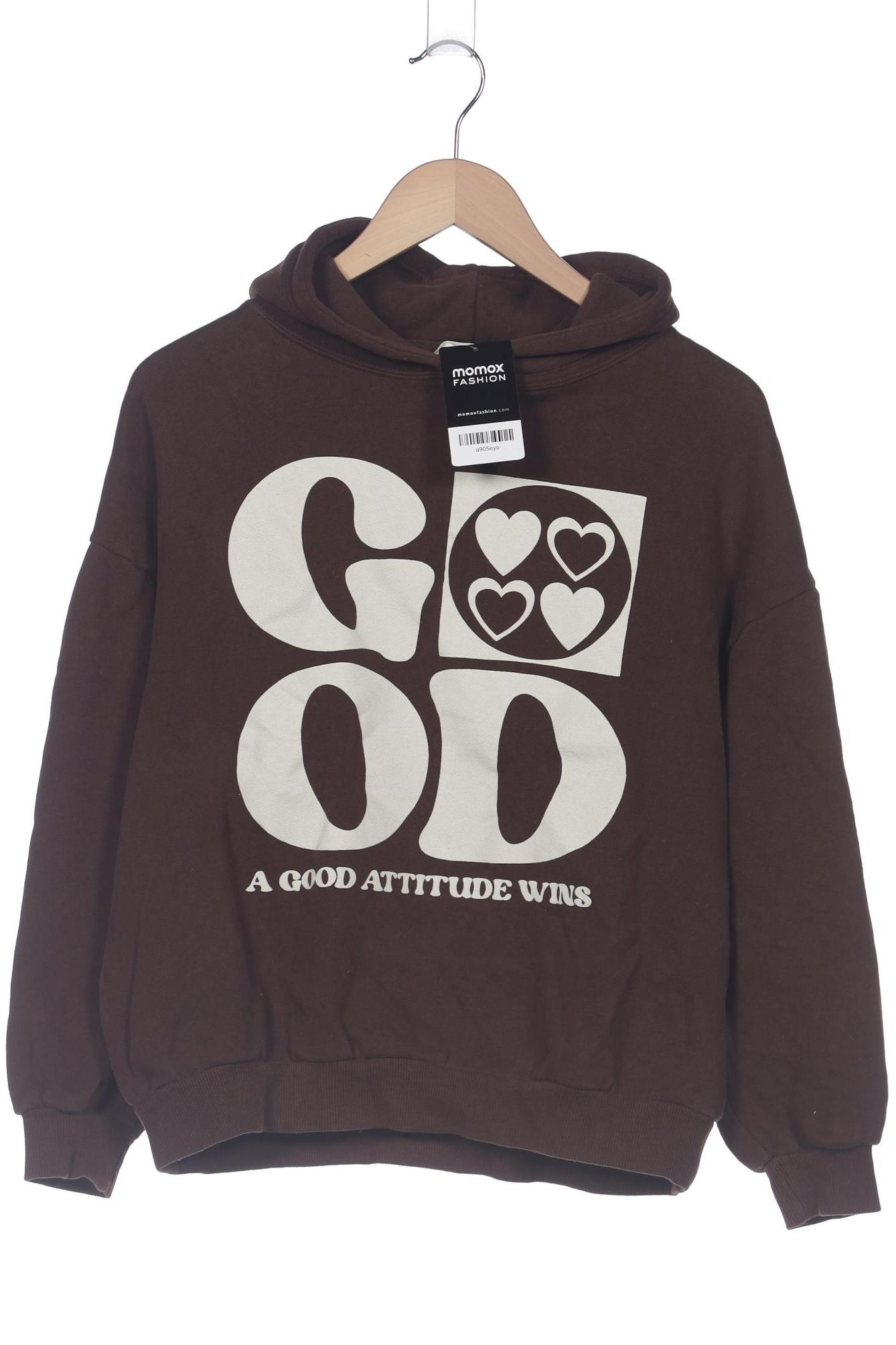 

Pull & Bear Damen Kapuzenpullover, grün, Gr. 34