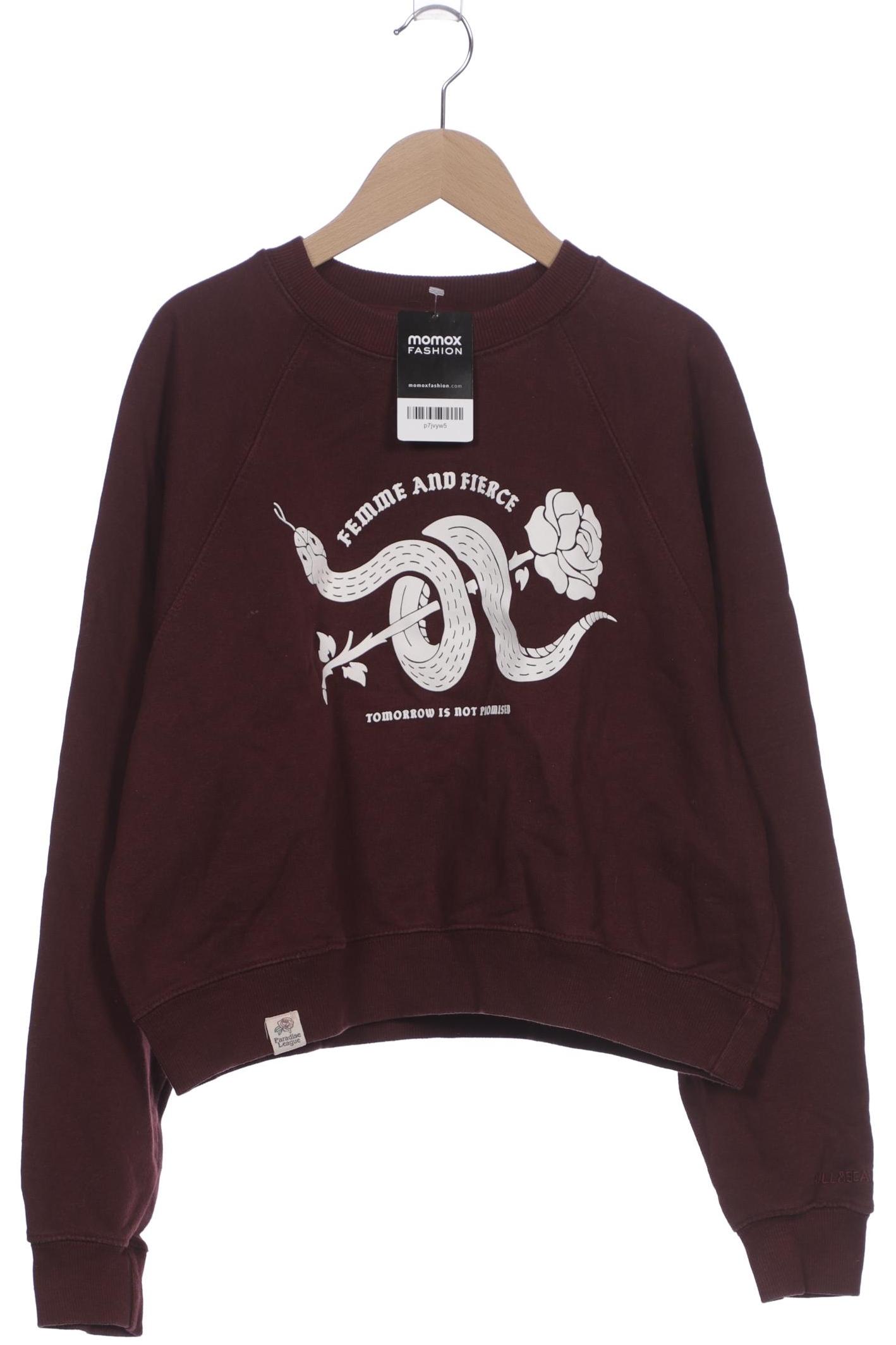 

Pull & Bear Damen Sweatshirt, bordeaux, Gr. 36