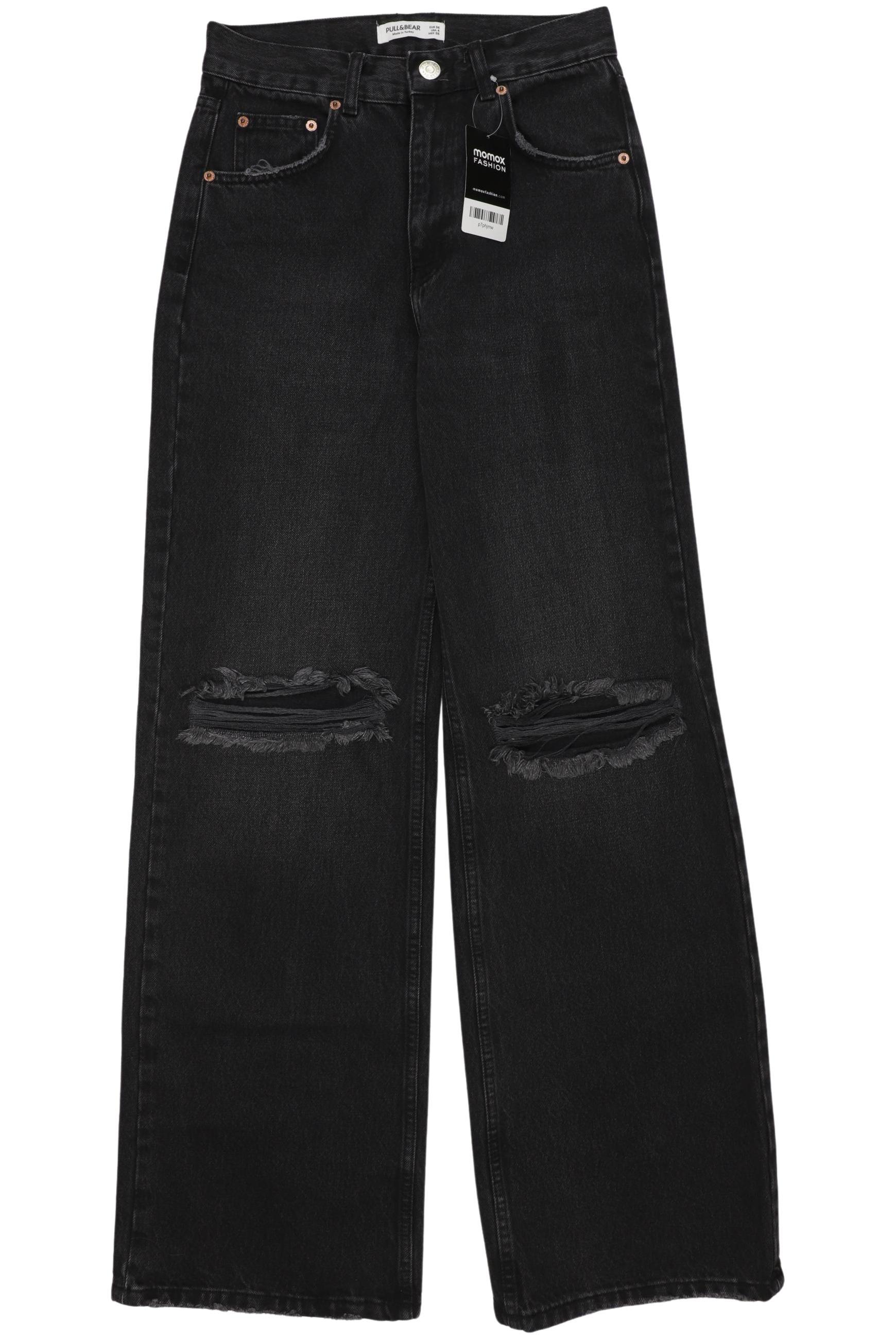 

Pull & Bear Damen Jeans, schwarz, Gr. 36