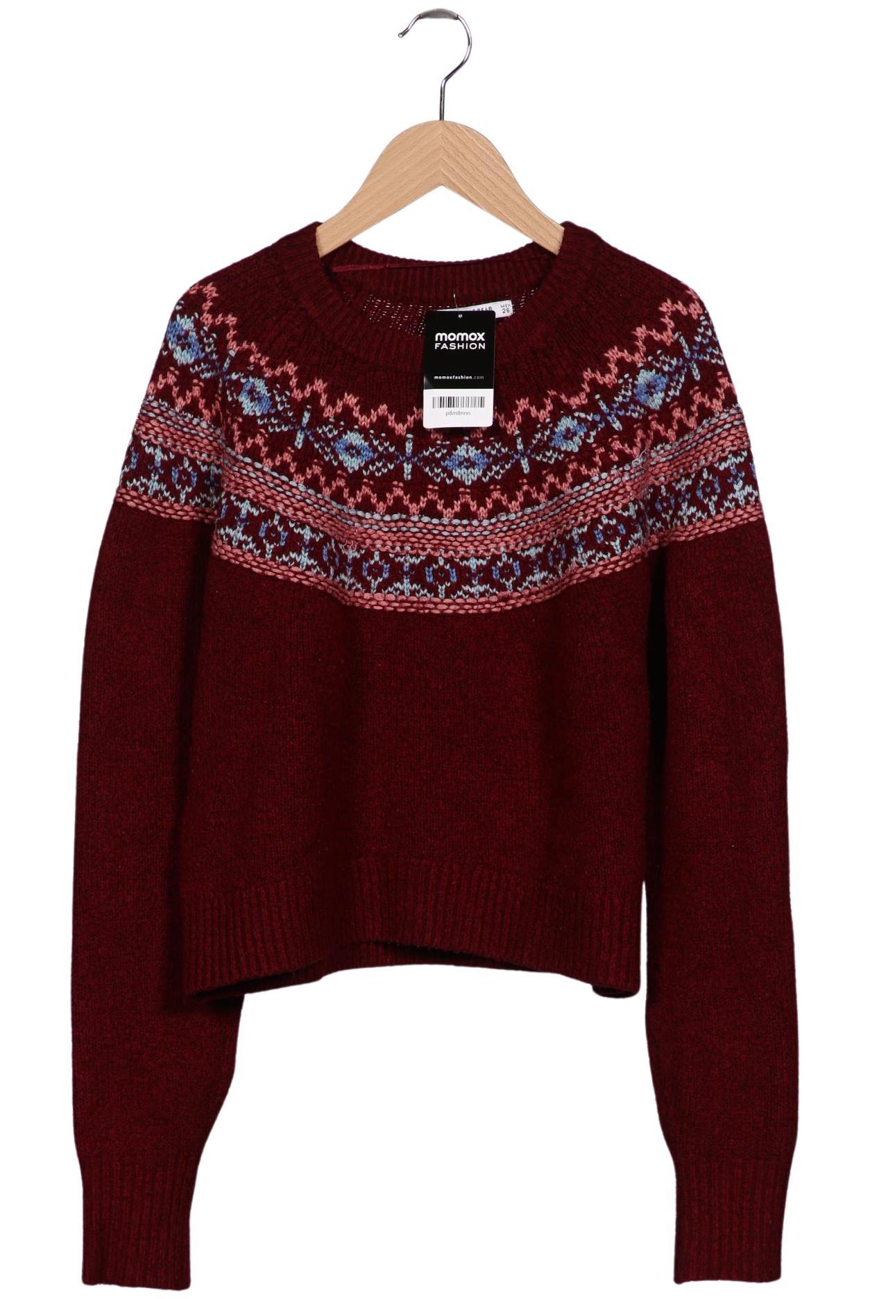 

Pull & Bear Damen Pullover, bordeaux, Gr. 36