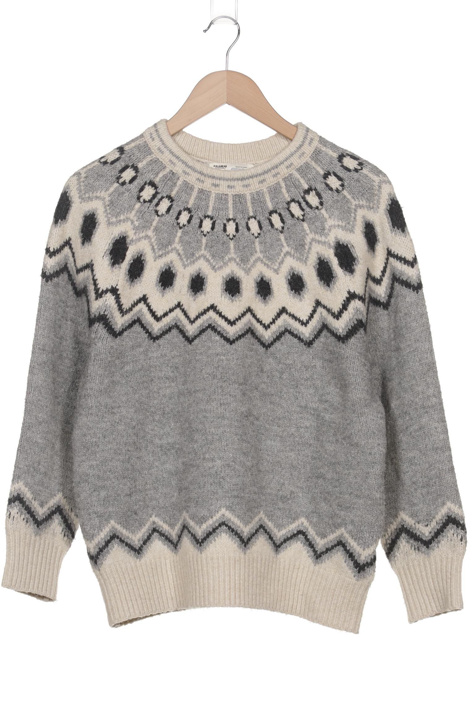 

Pull & Bear Damen Pullover, grau, Gr. 36