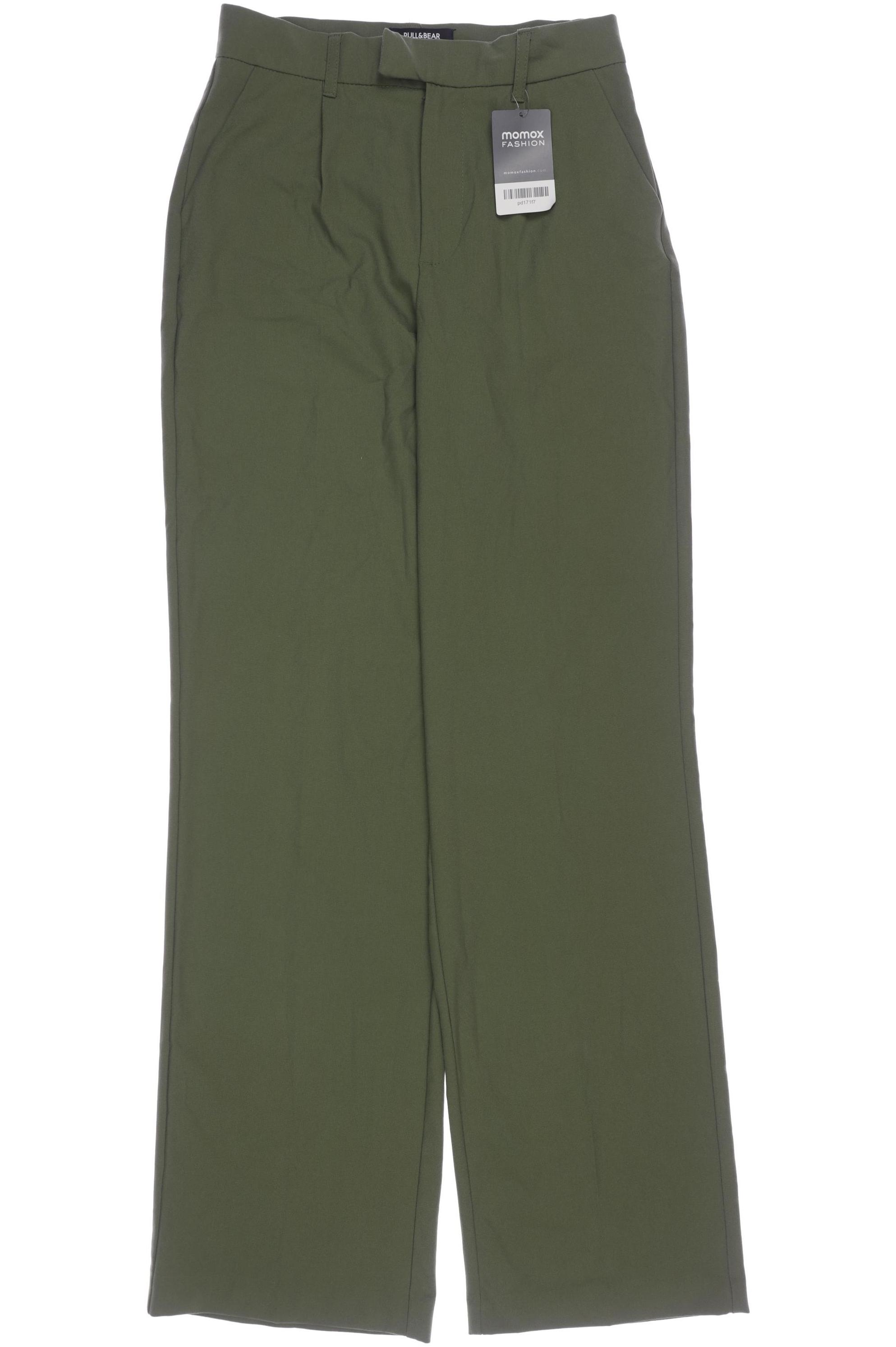 

Pull & Bear Damen Stoffhose, grün, Gr. 0