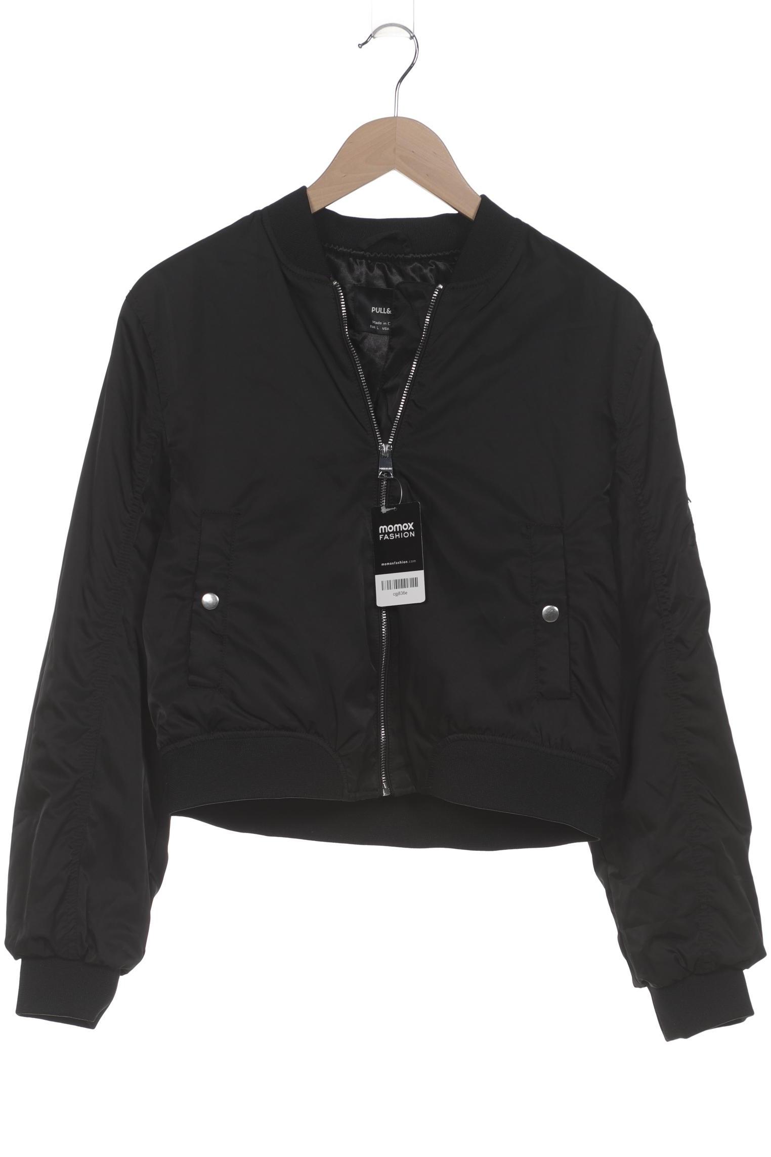 

Pull & Bear Damen Jacke, schwarz, Gr. 42