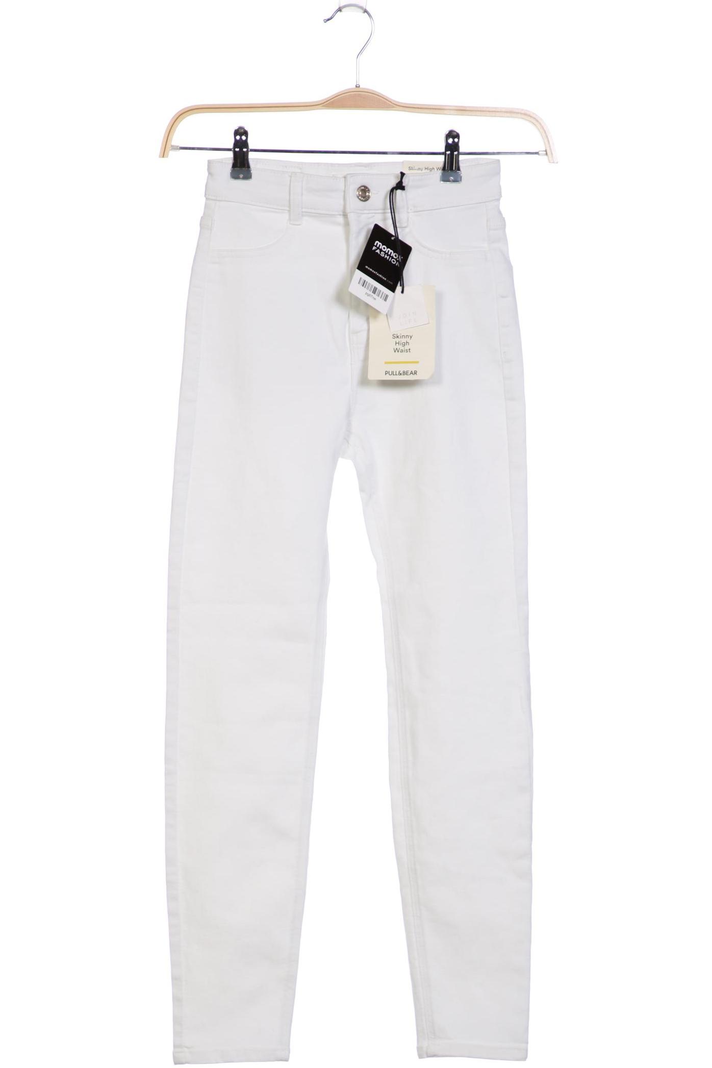 

Pull & Bear Damen Jeans, weiß, Gr. 34