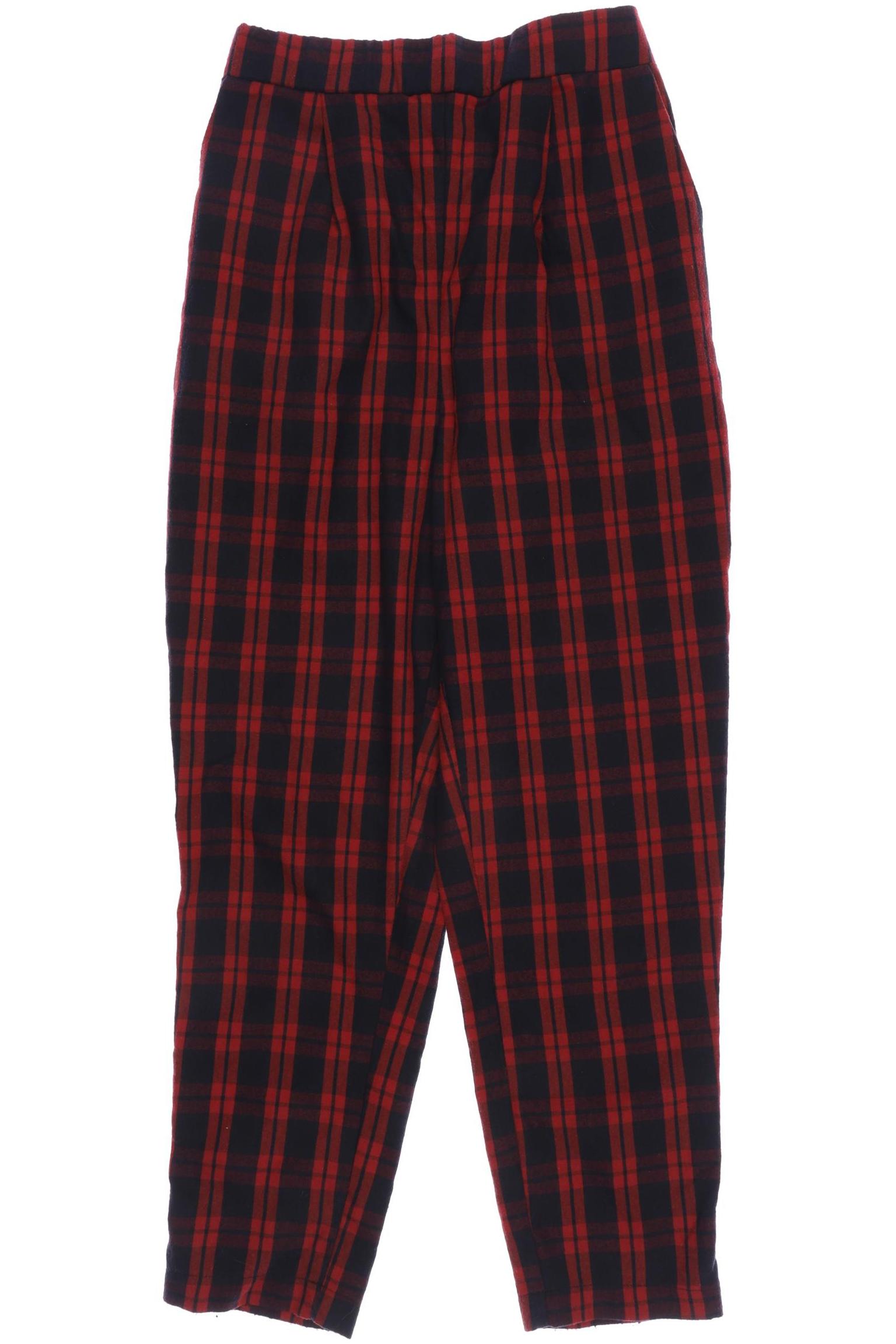 

Pull & Bear Damen Stoffhose, rot, Gr. uni