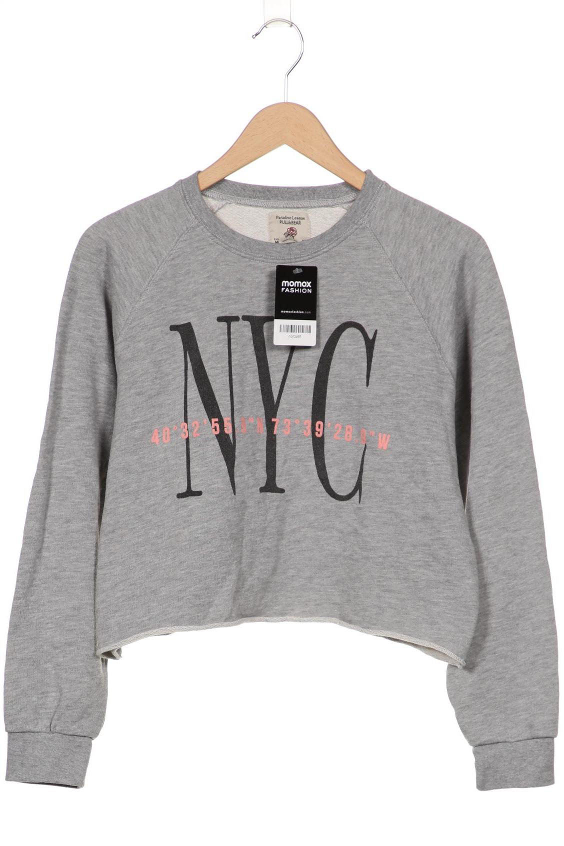 

Pull & Bear Damen Sweatshirt, grau, Gr. 38